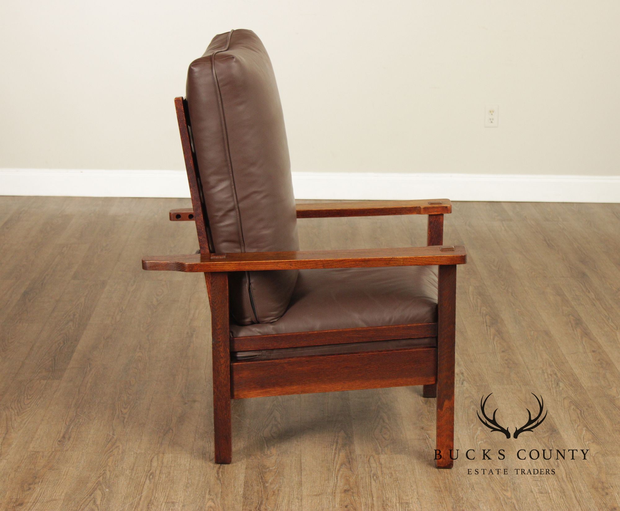 Stickley Brothers Antique Mission Oak Morris Chair
