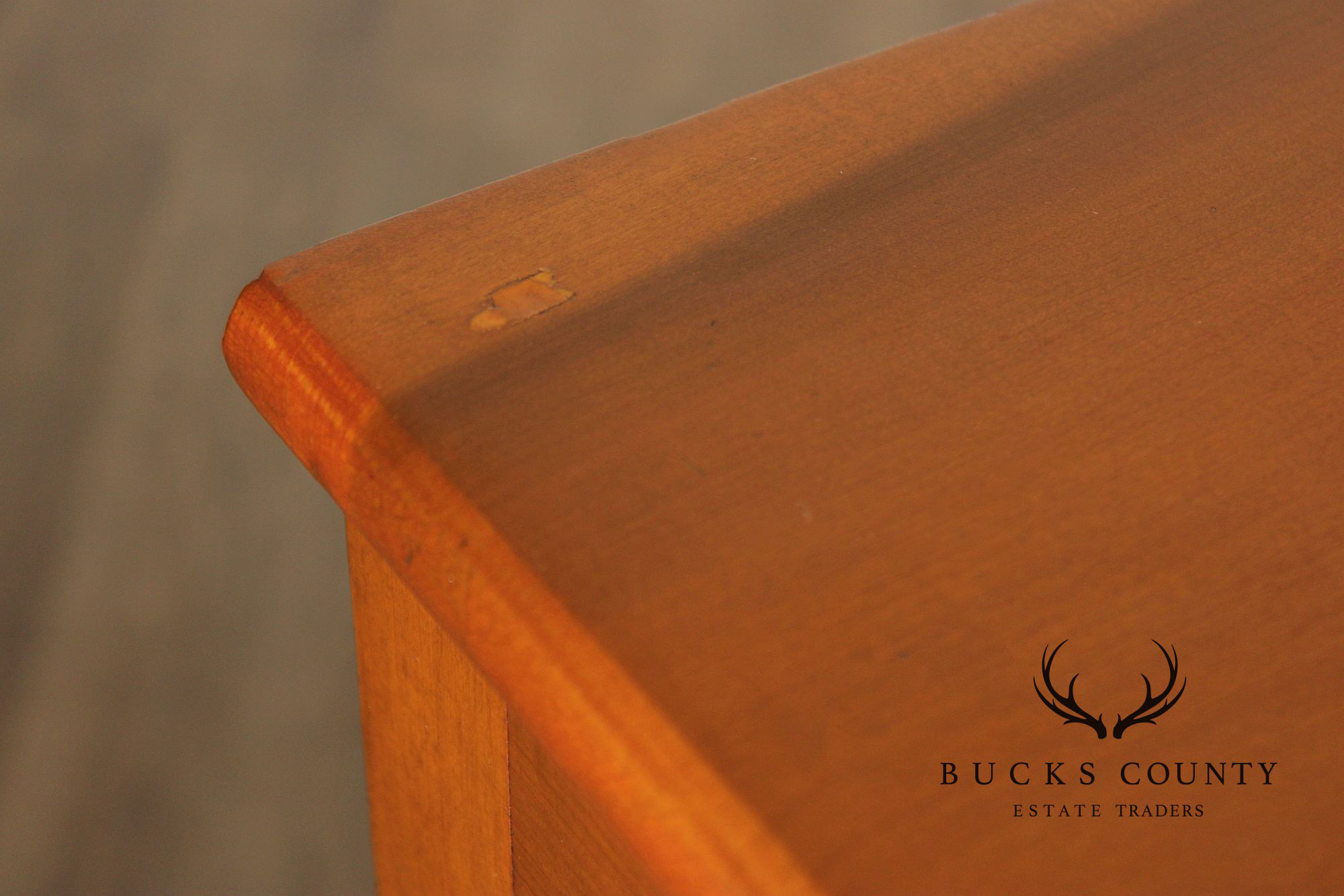 Antique Tiger Maple And Poplar Sheraton Chest Of Drawers