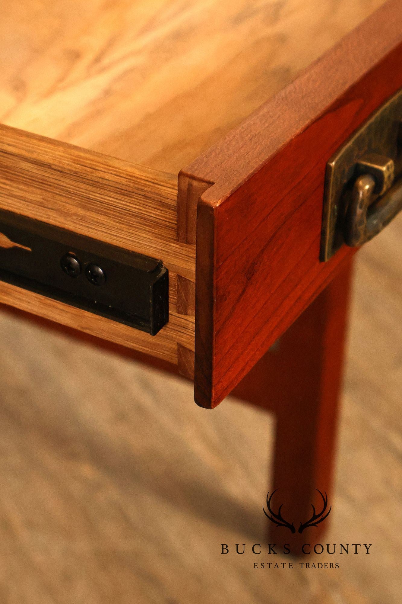Stickley Mission Collection Cherry Spindled Writing Desk