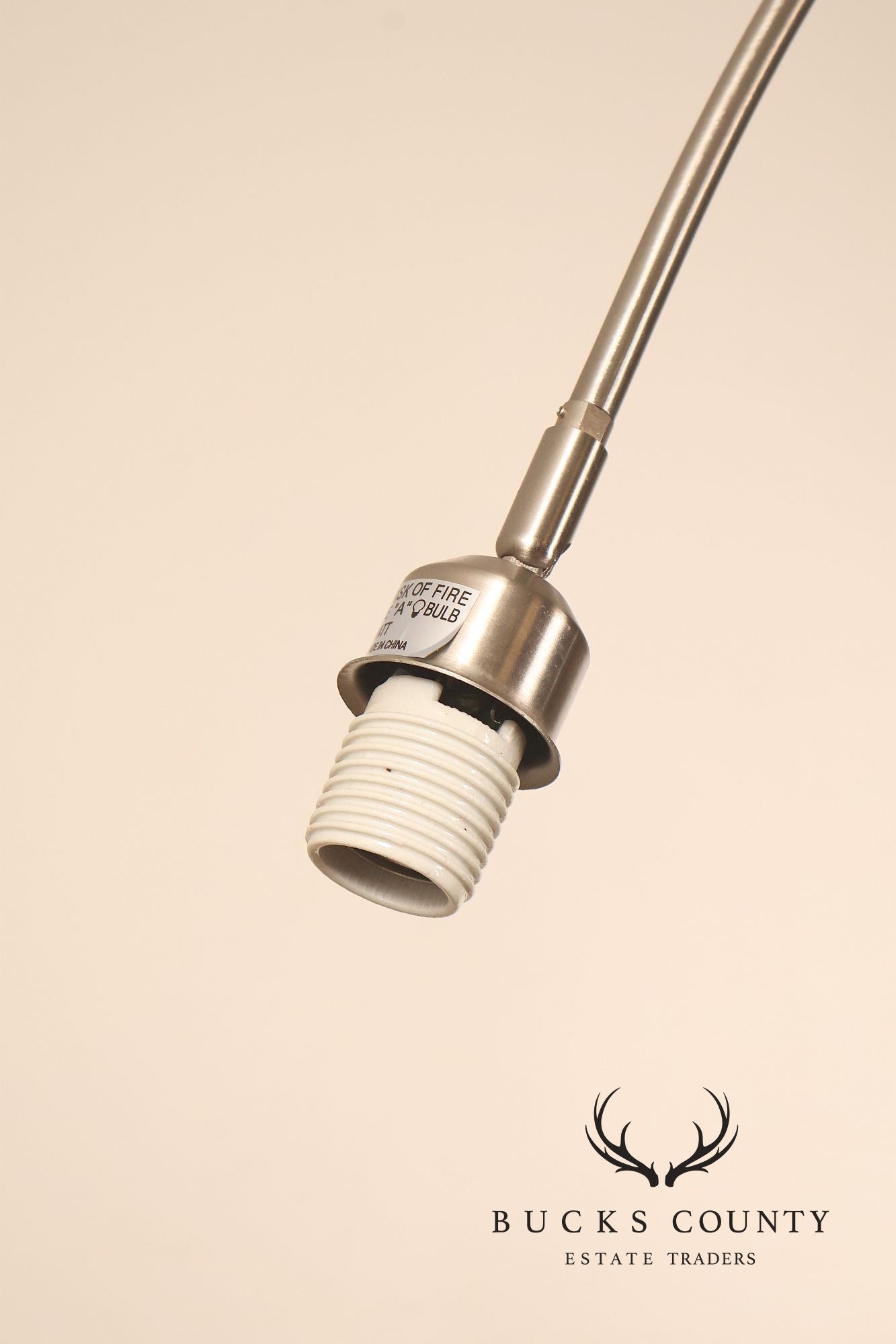 Nova Contemporary Brushed Nickel Arch Floor Lamp With Marble Base