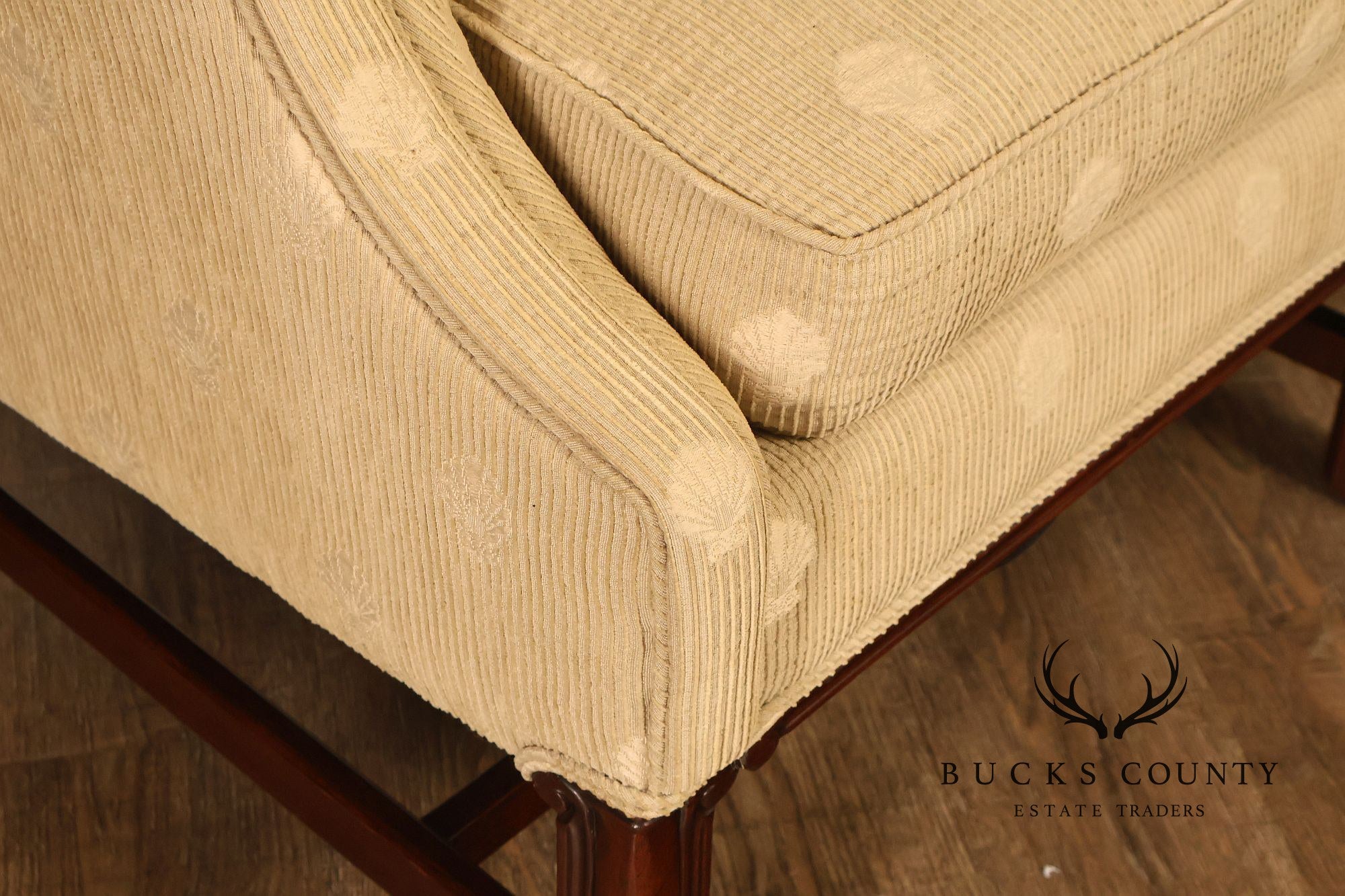 Chippendale Style Mahogany Frame Sofa