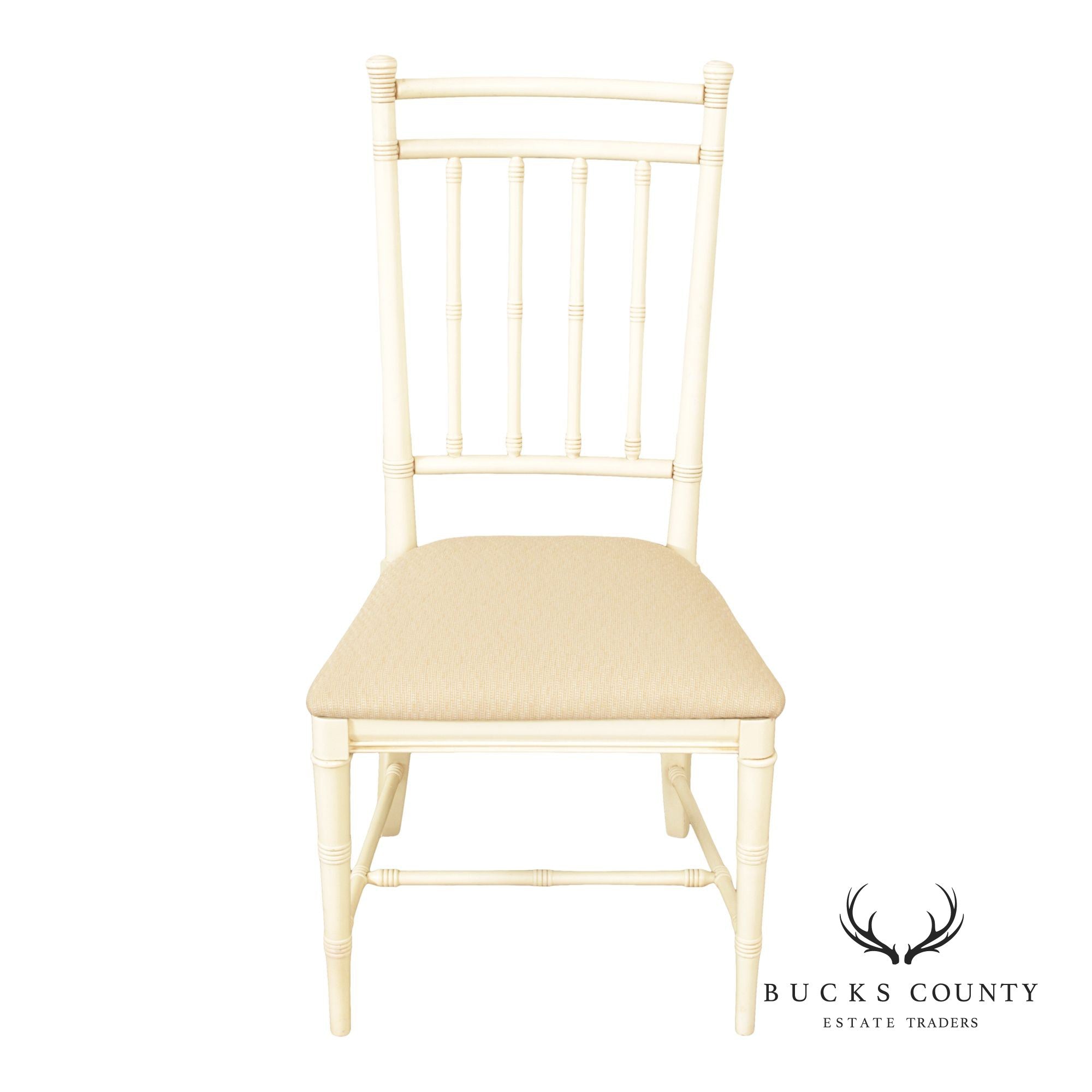 Drexel Heritage Vintage Faux Bamboo Side Chair