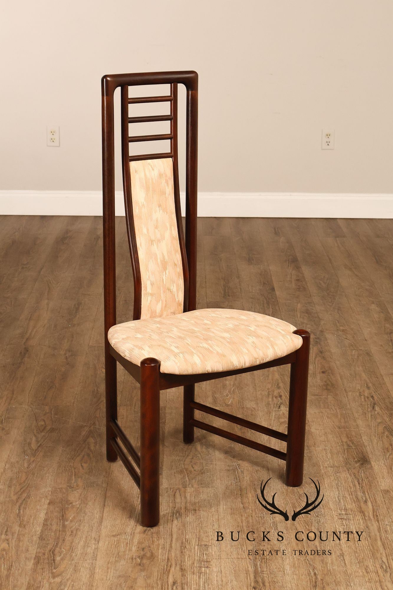 Boltinge Stolefabrik A/S Danish Modern Set Of Six Upholstered Dining Chairs