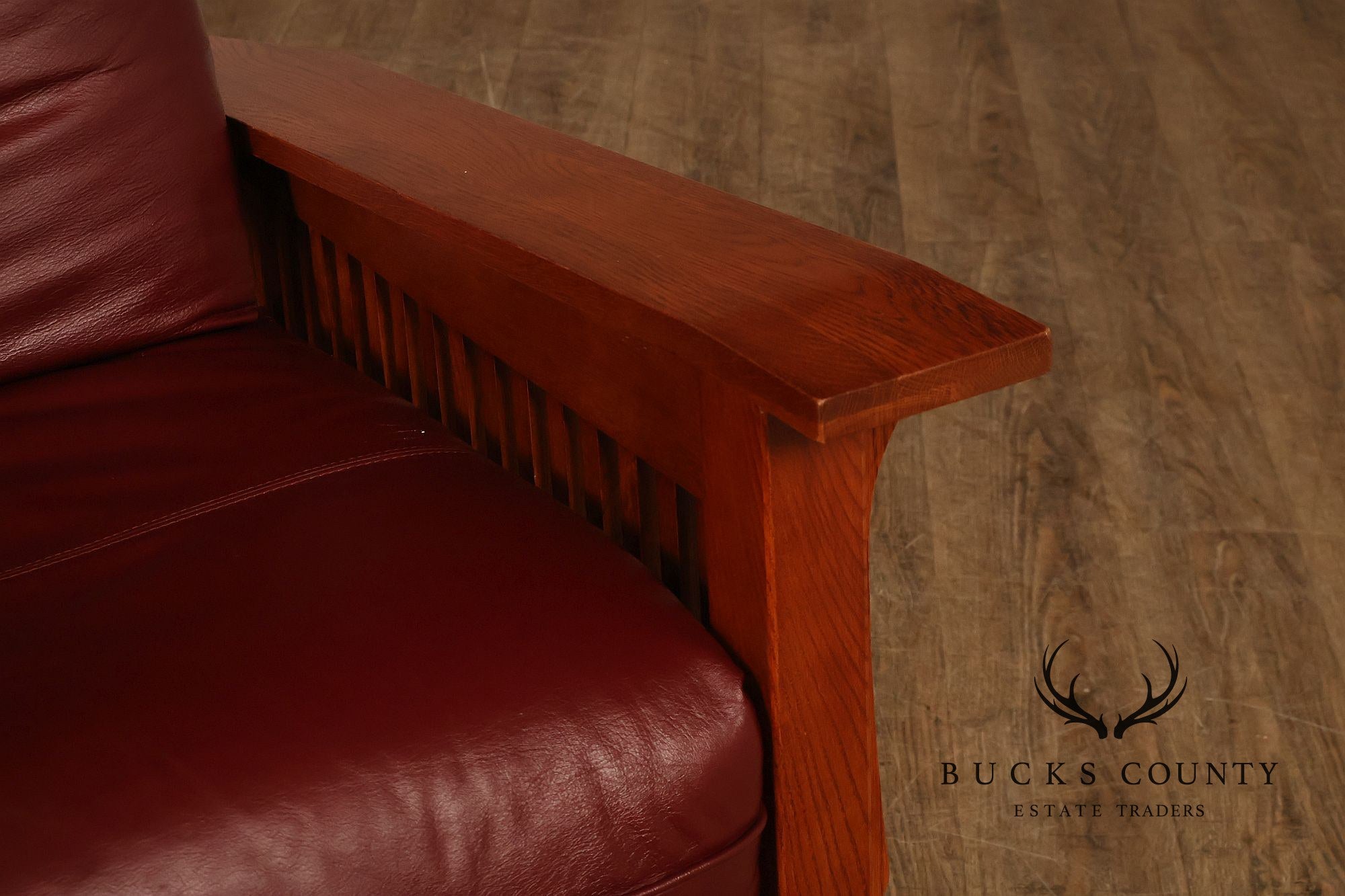 Bassett Furniture Mission Style Oak Morris Chair