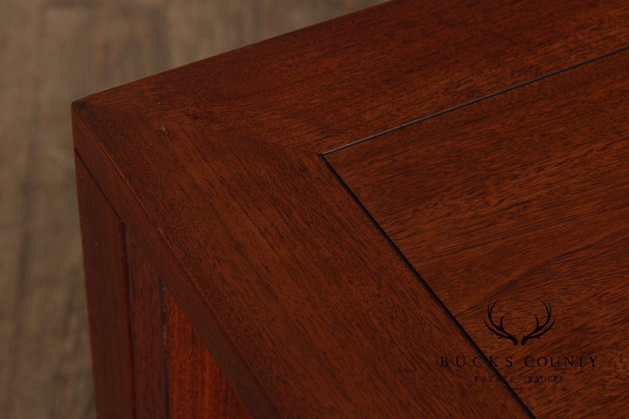 Baker Furniture Mid-Century Modern Style Walnut Extension Dining Table