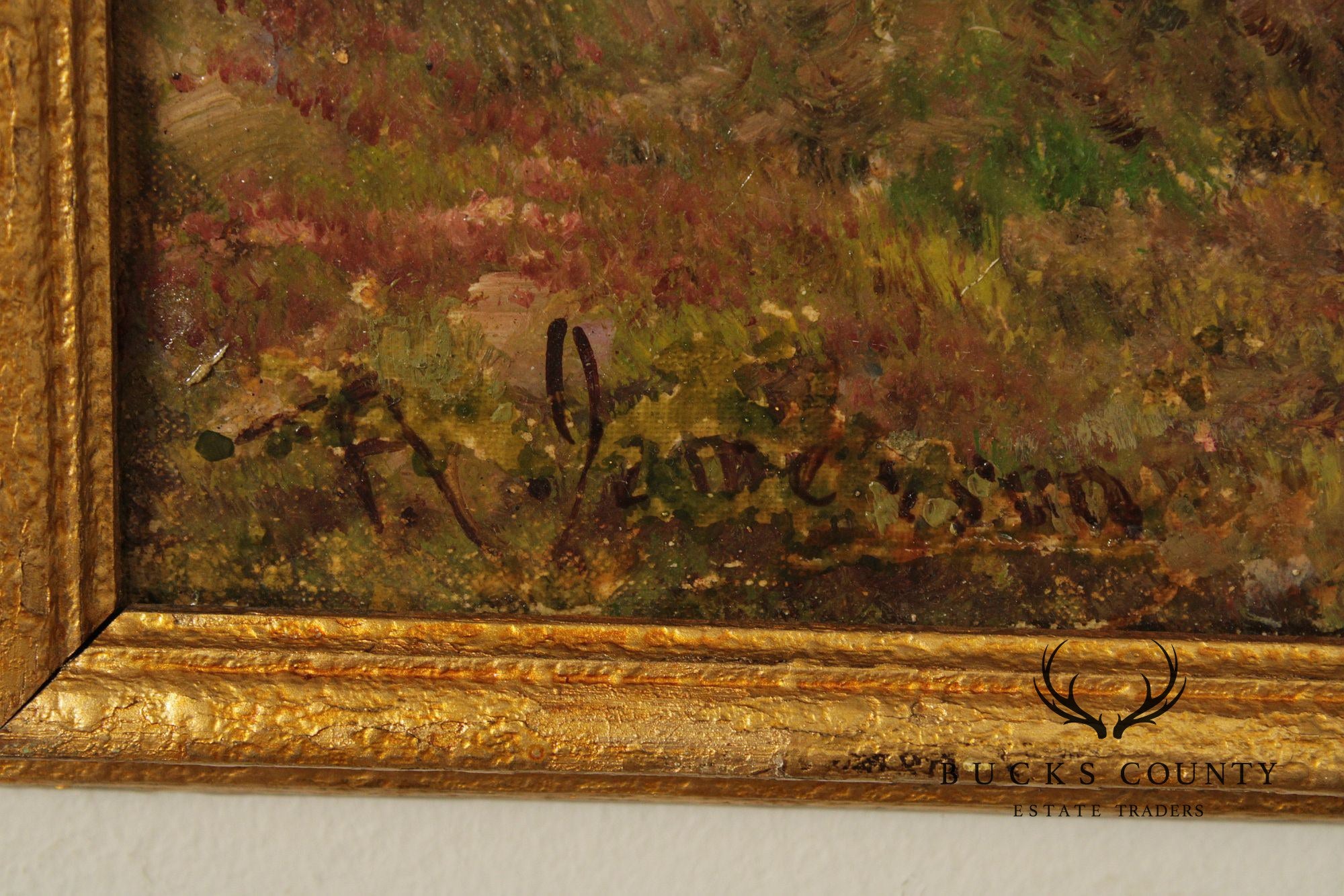 Francis E. Jamieson Oil Painting, Scottish Highlands
