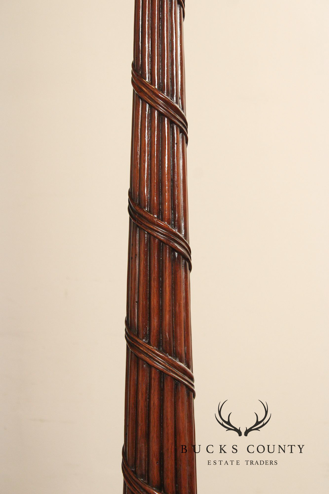 Ethan Allen Federal Style Mahogany King Poster Canopy Bed