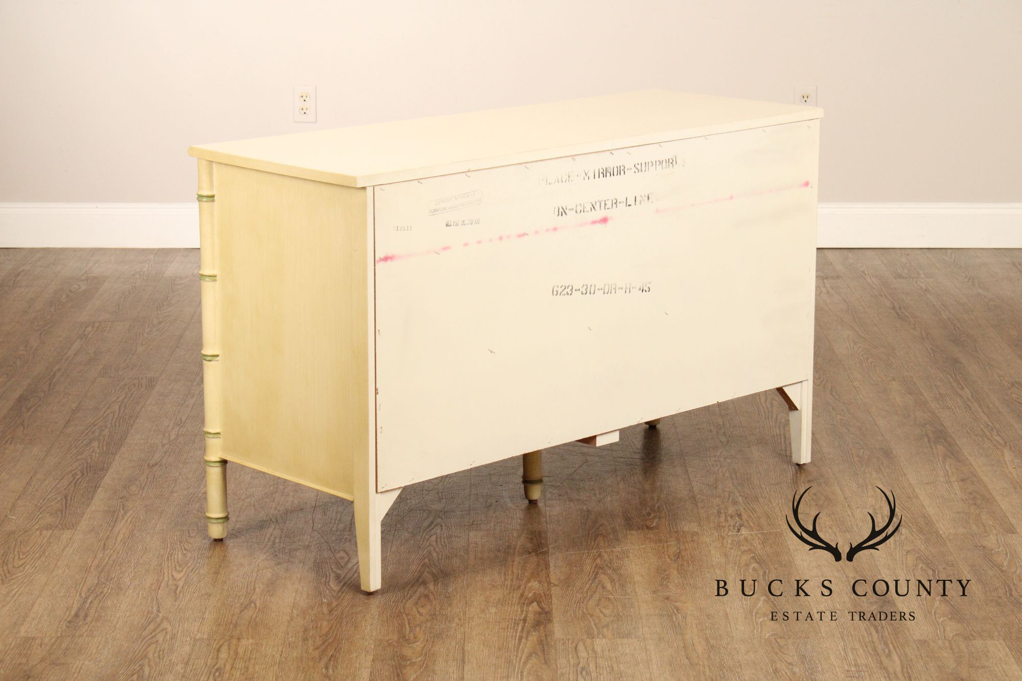 Thomasville Vintage Faux Bamboo Chest of Drawers