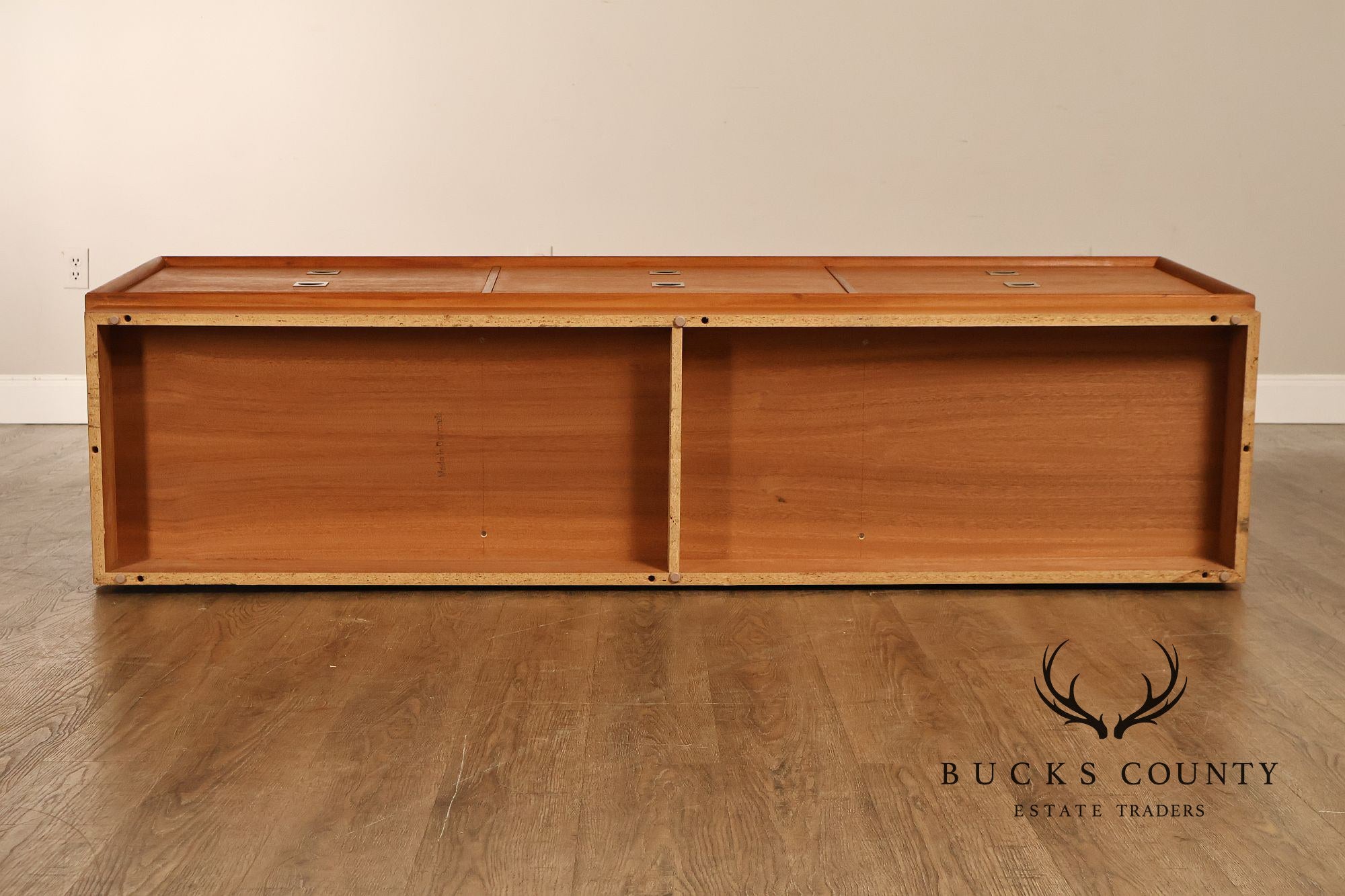 Danish Modern Teak Triple Dresser