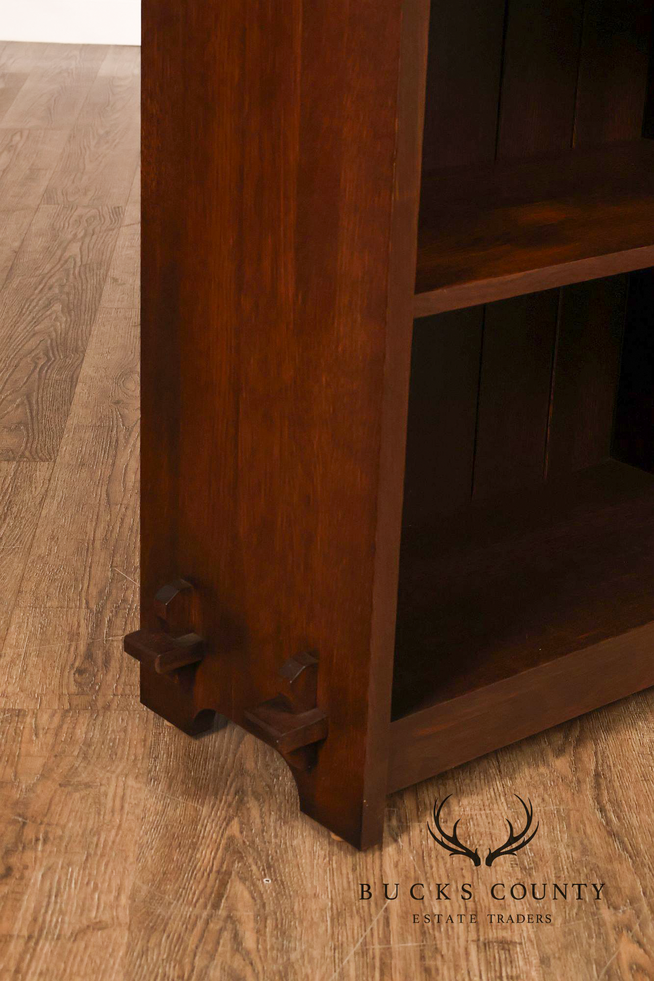 Stickley Mission Collection Oak Open Bookcase