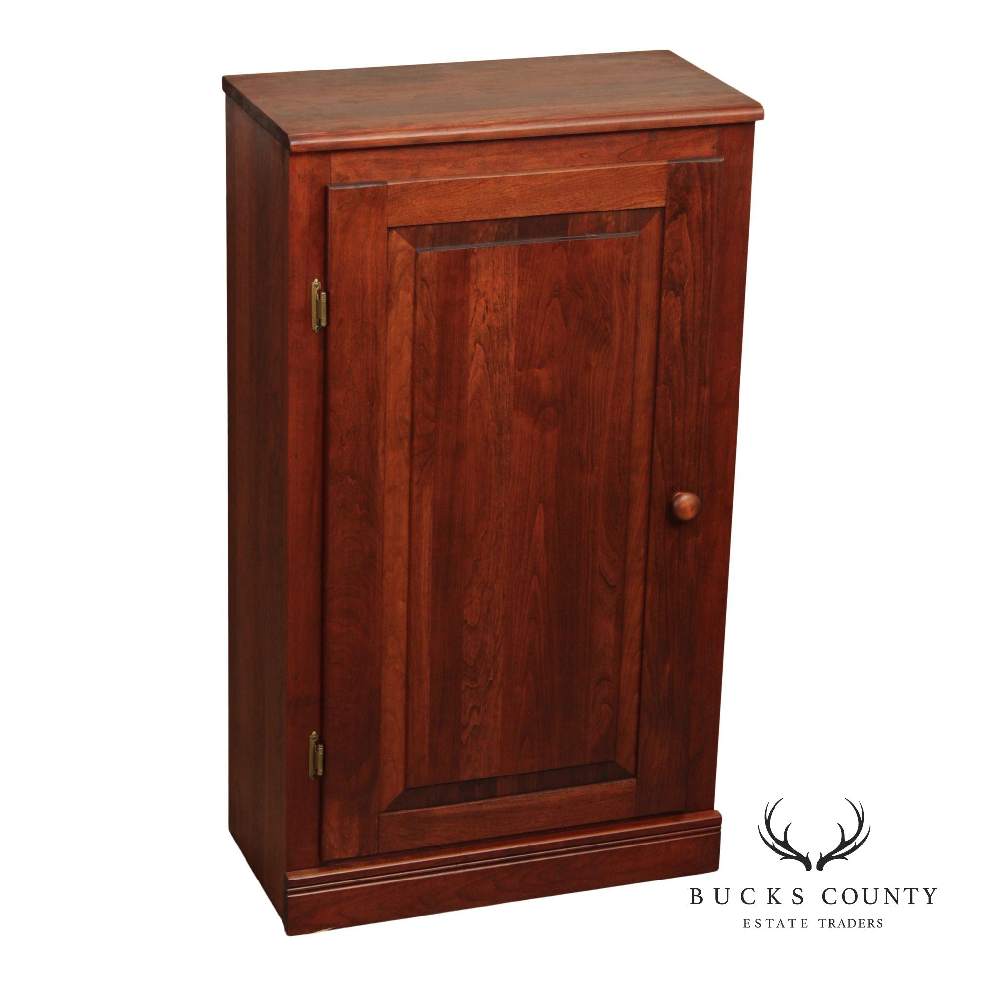 Woxall Woodcraft Custom Solid Cherry One Door Cabinet