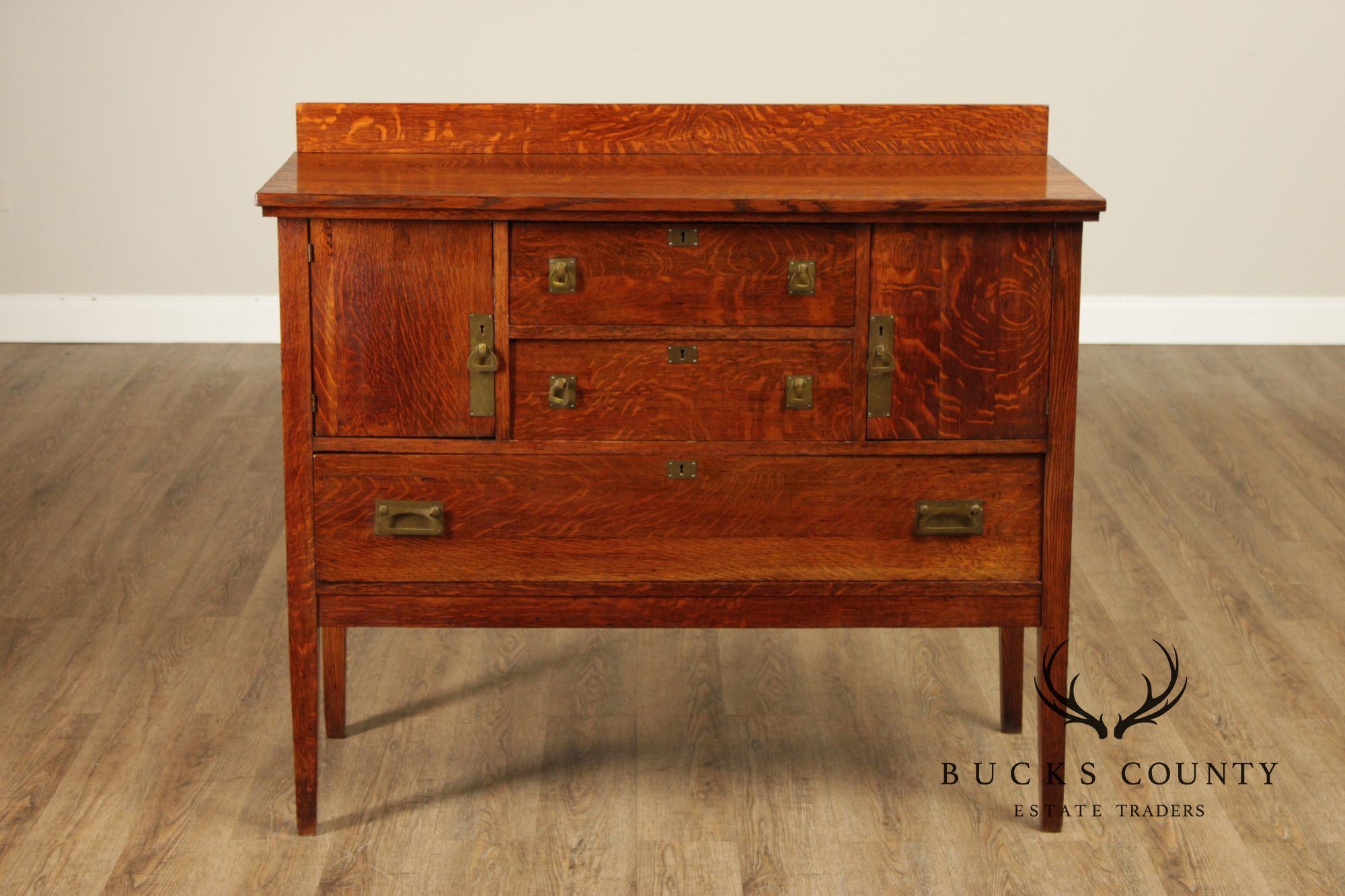Leavens Furniture Antique Mission Oak Sideboard