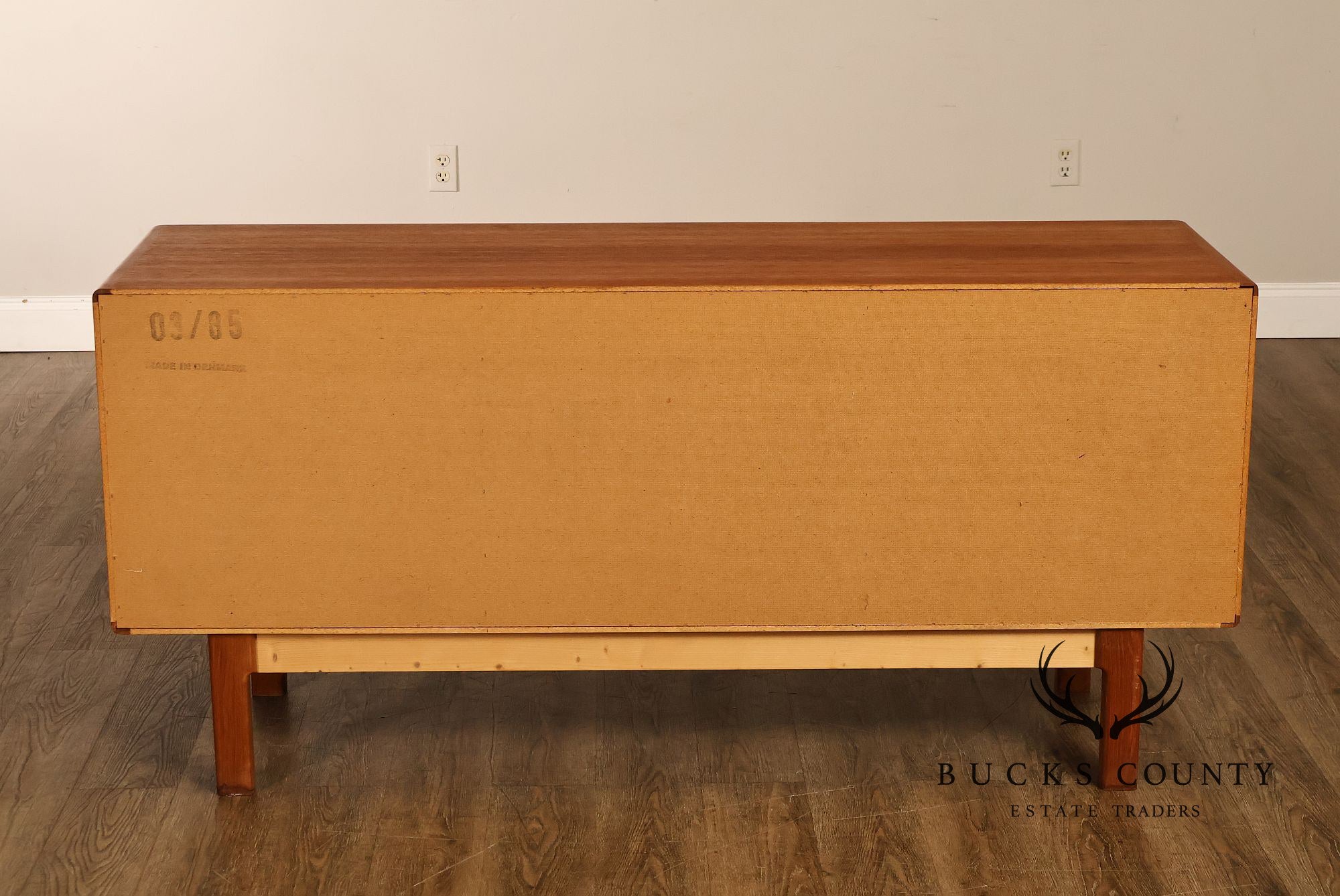 Danish Modern Teak Credenza By H.P. Hansen