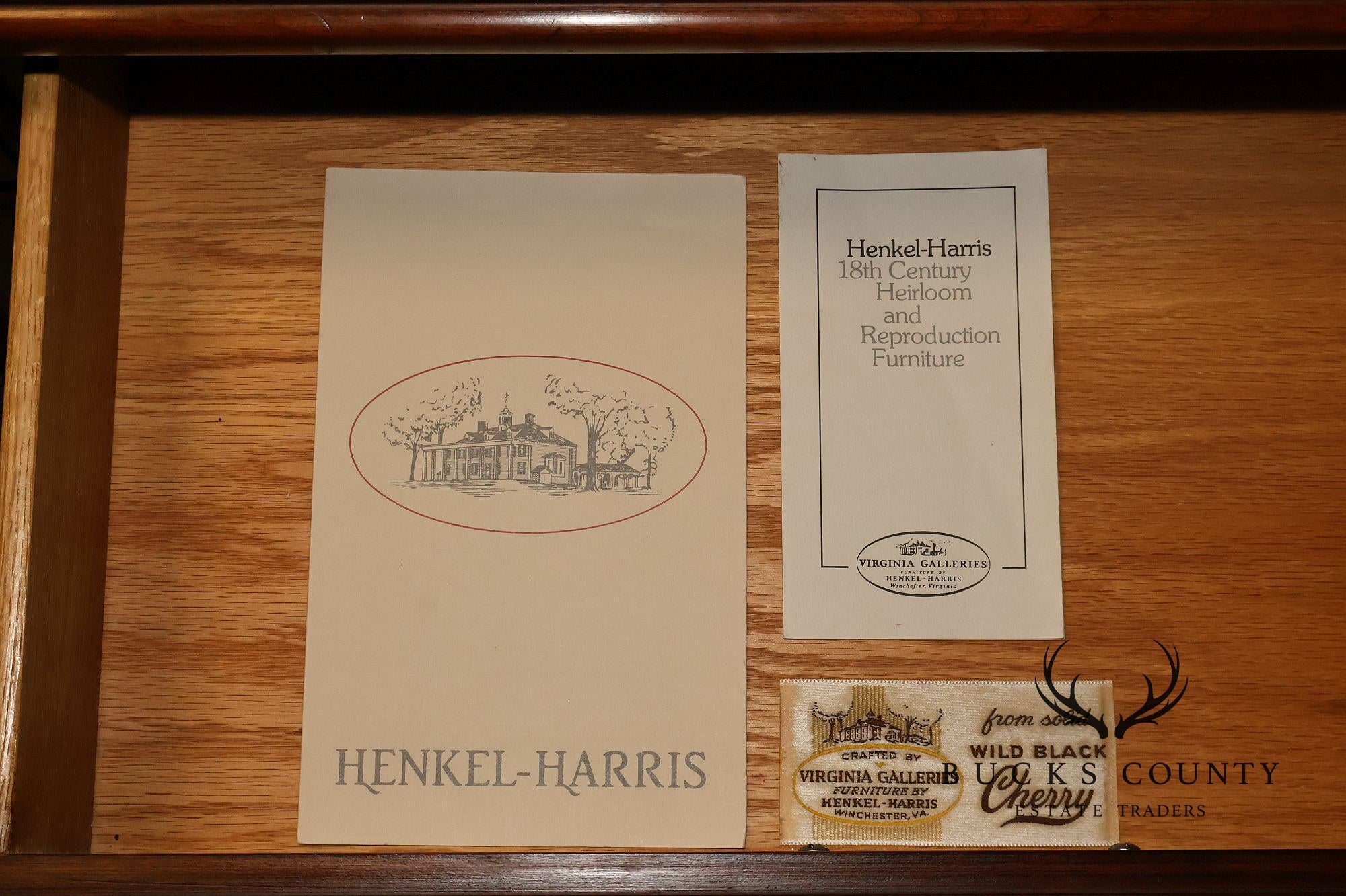 Henkel Harris Virginia Galleries Cherry 9 Drawer Dresser
