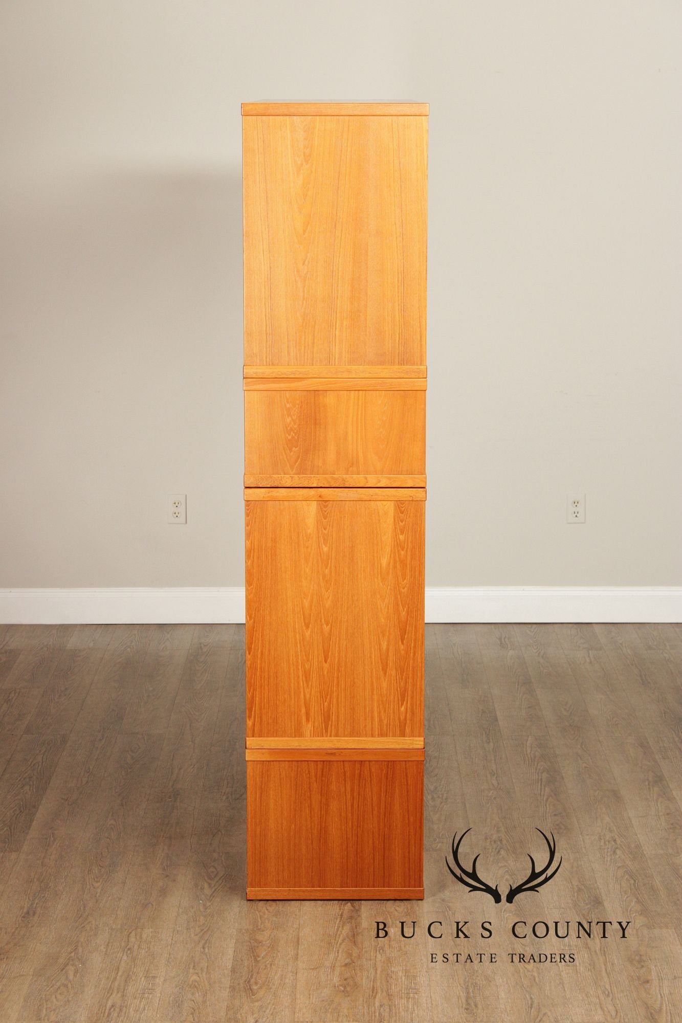 Danish Modern Teak Modular Bookcase