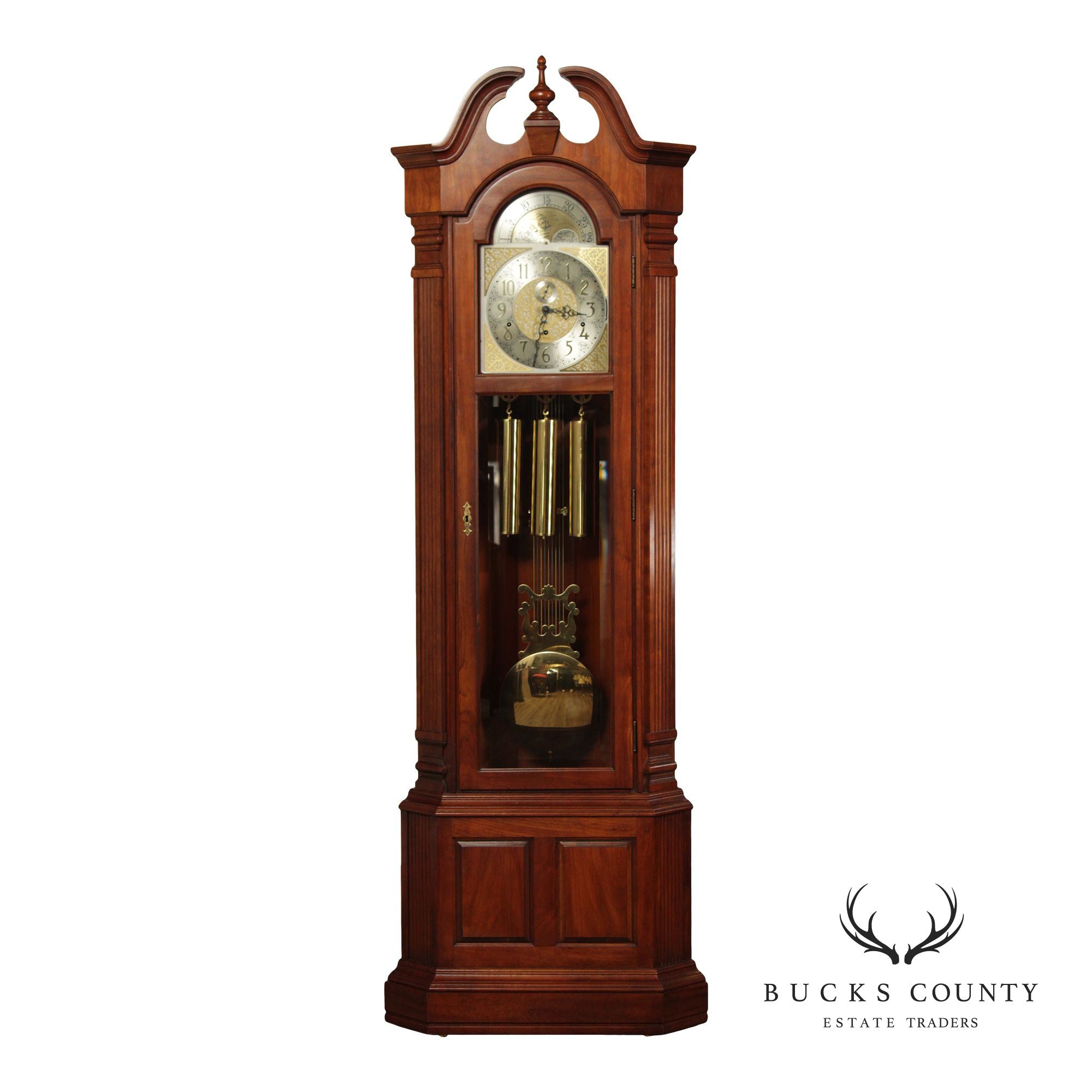 Ridgeway Winford Cherry Corner Grandfather Clock