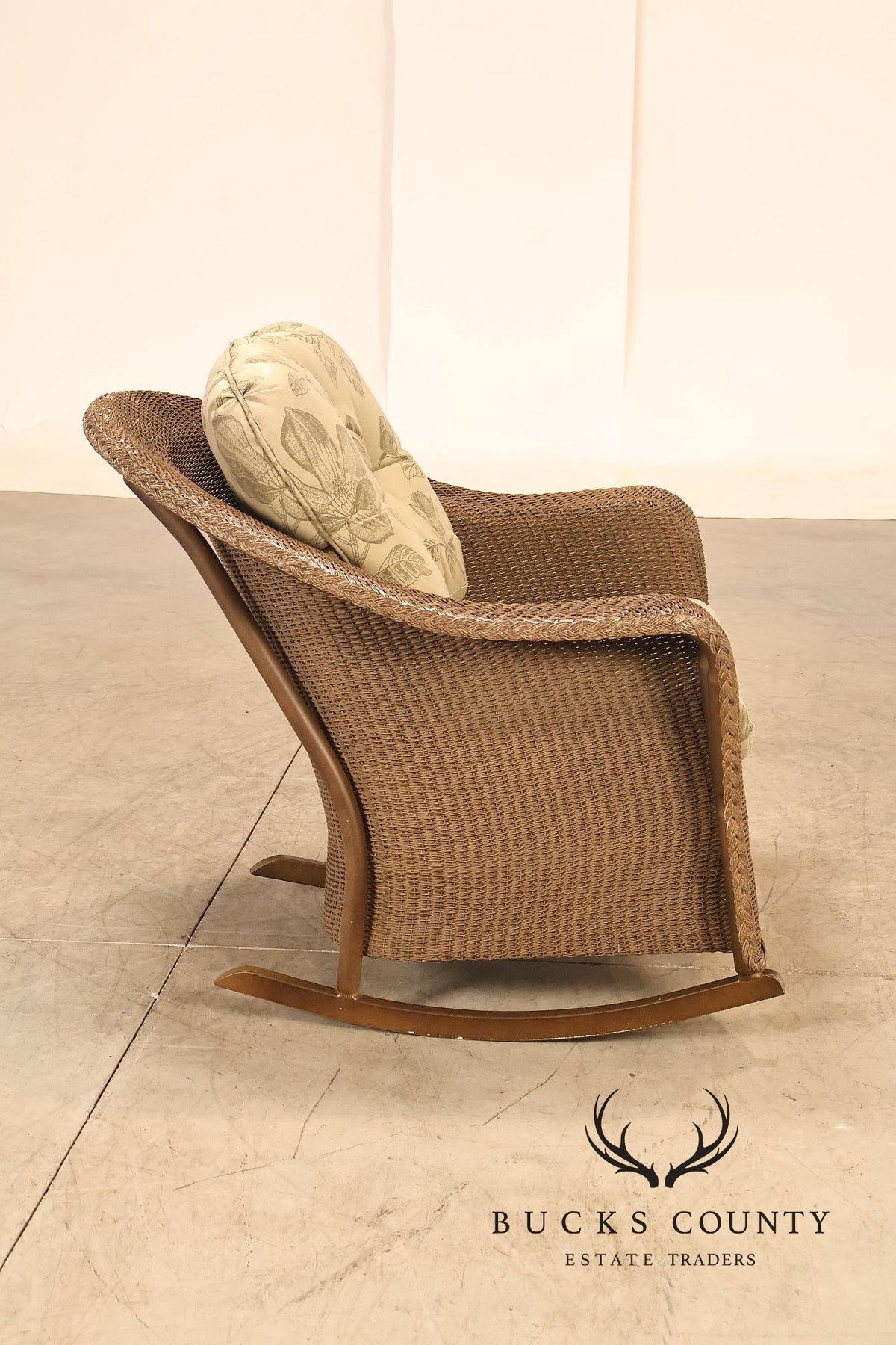 Lloyd Flanders Reflections All-Weather Lloyd Loom Wicker Porch Rocking Chair