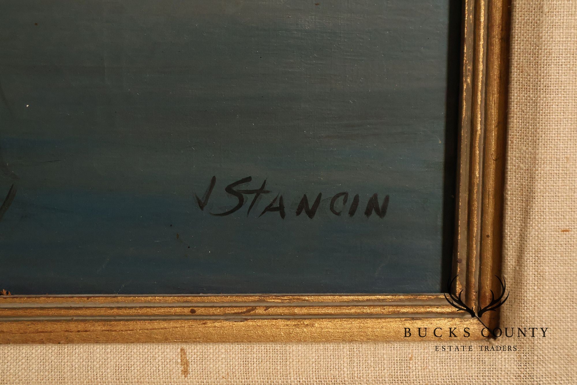 John Stancin Surrealist Oil Painting, Deserted