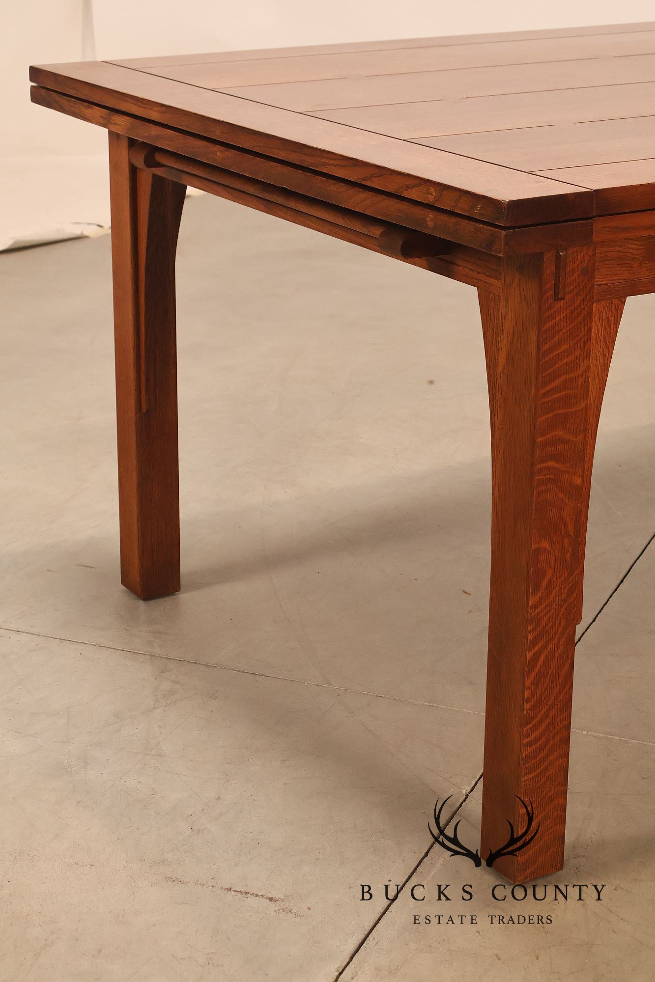 Stickley Mission Collection Oak Extendable Dining Table