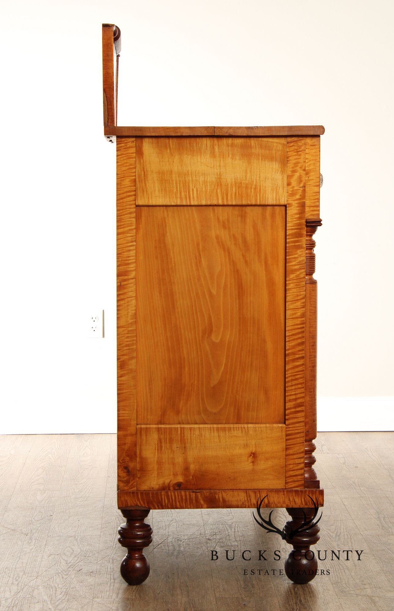 Antique Federal Tiger Maple Chest of Drawers