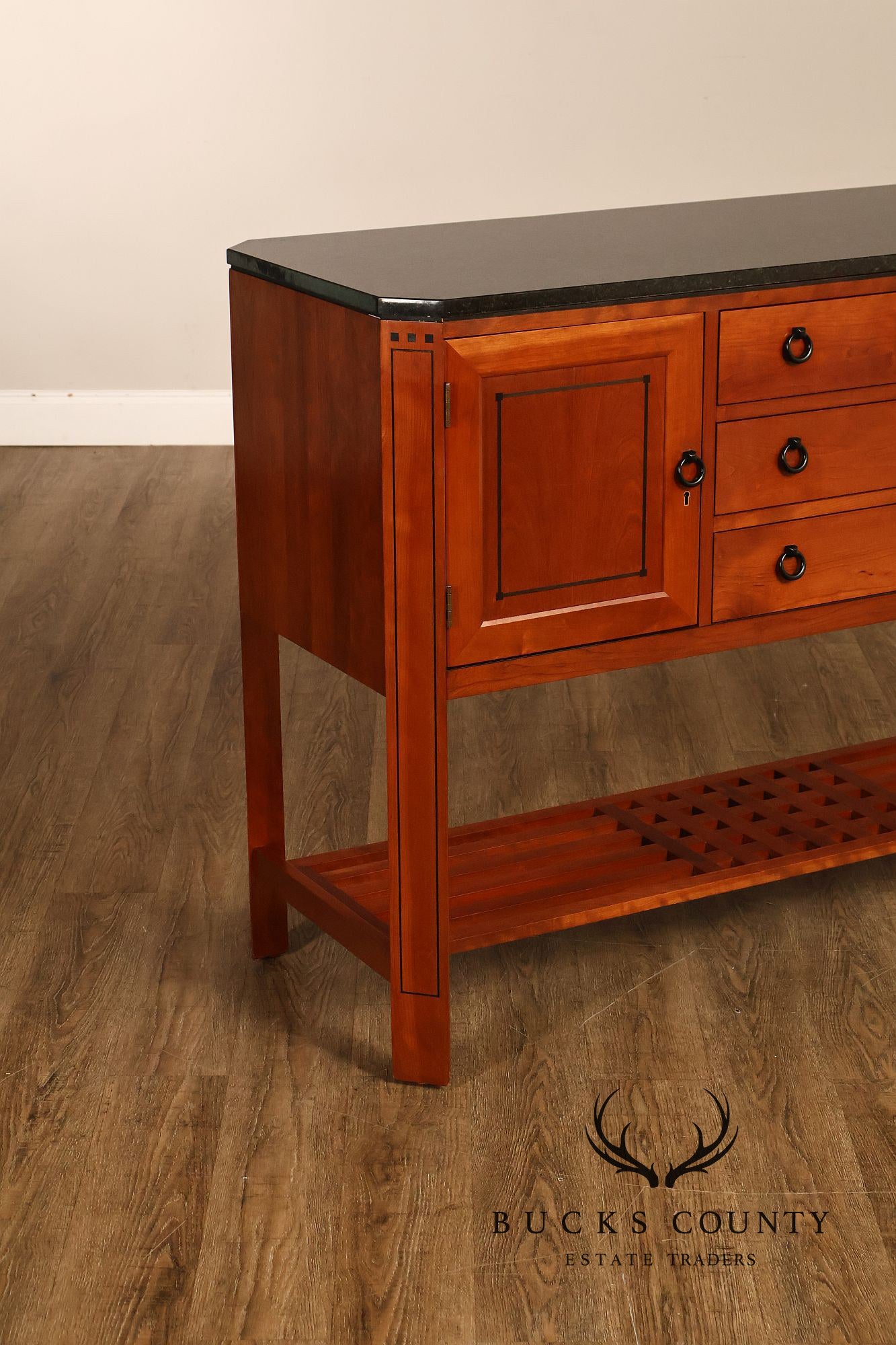 Stickley 21st Century Collection Granite Top Cherry Sideboard