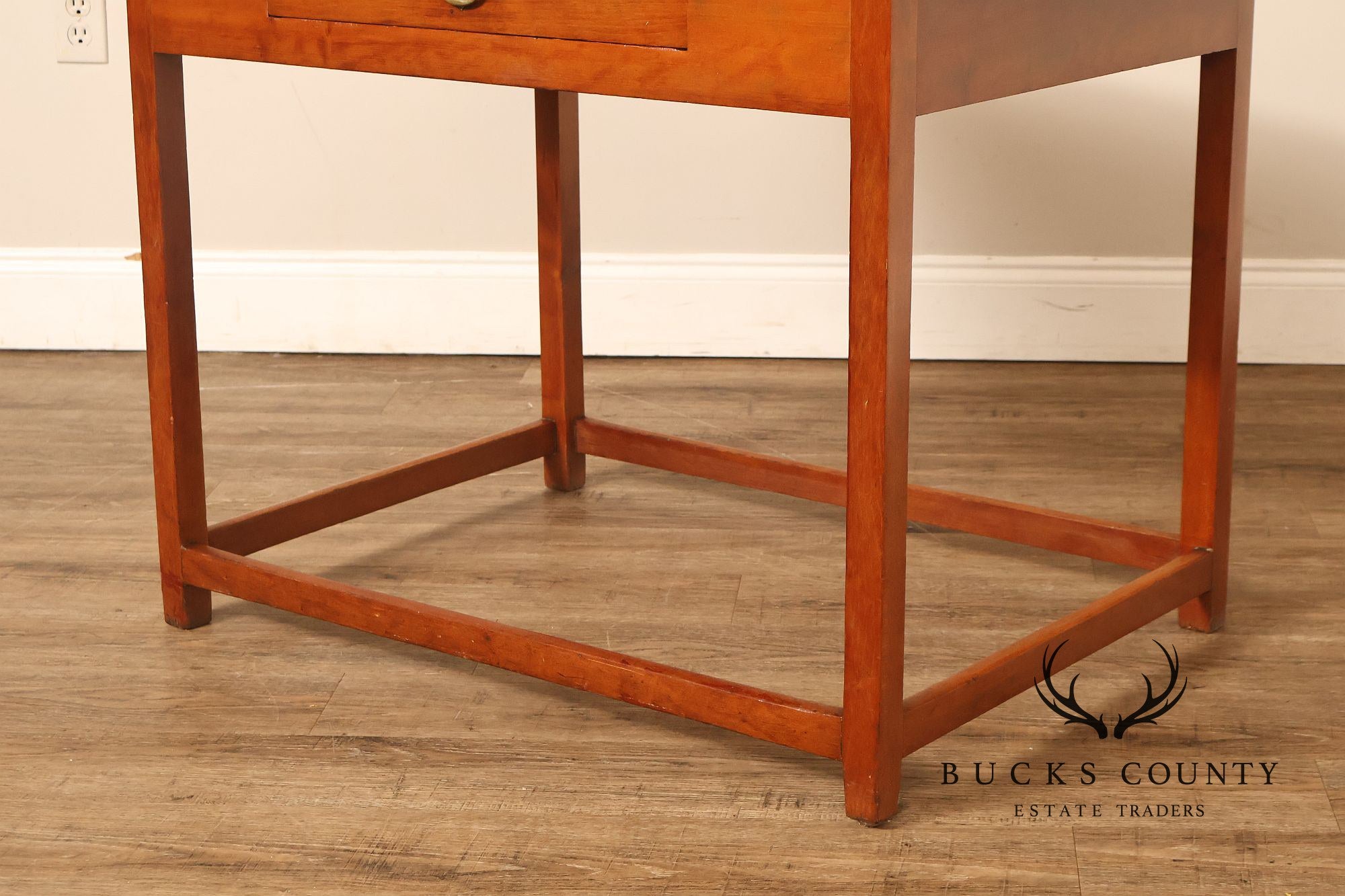 Antique Early American Plank Top Tavern Table
