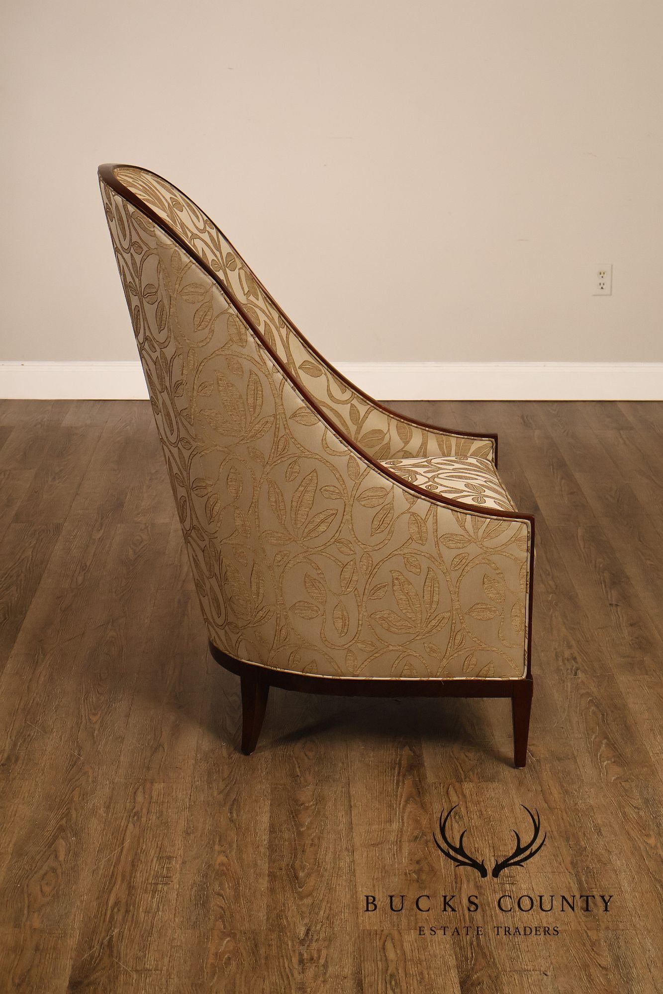 John Widdicomb High Back Upholstered Lounge Chair