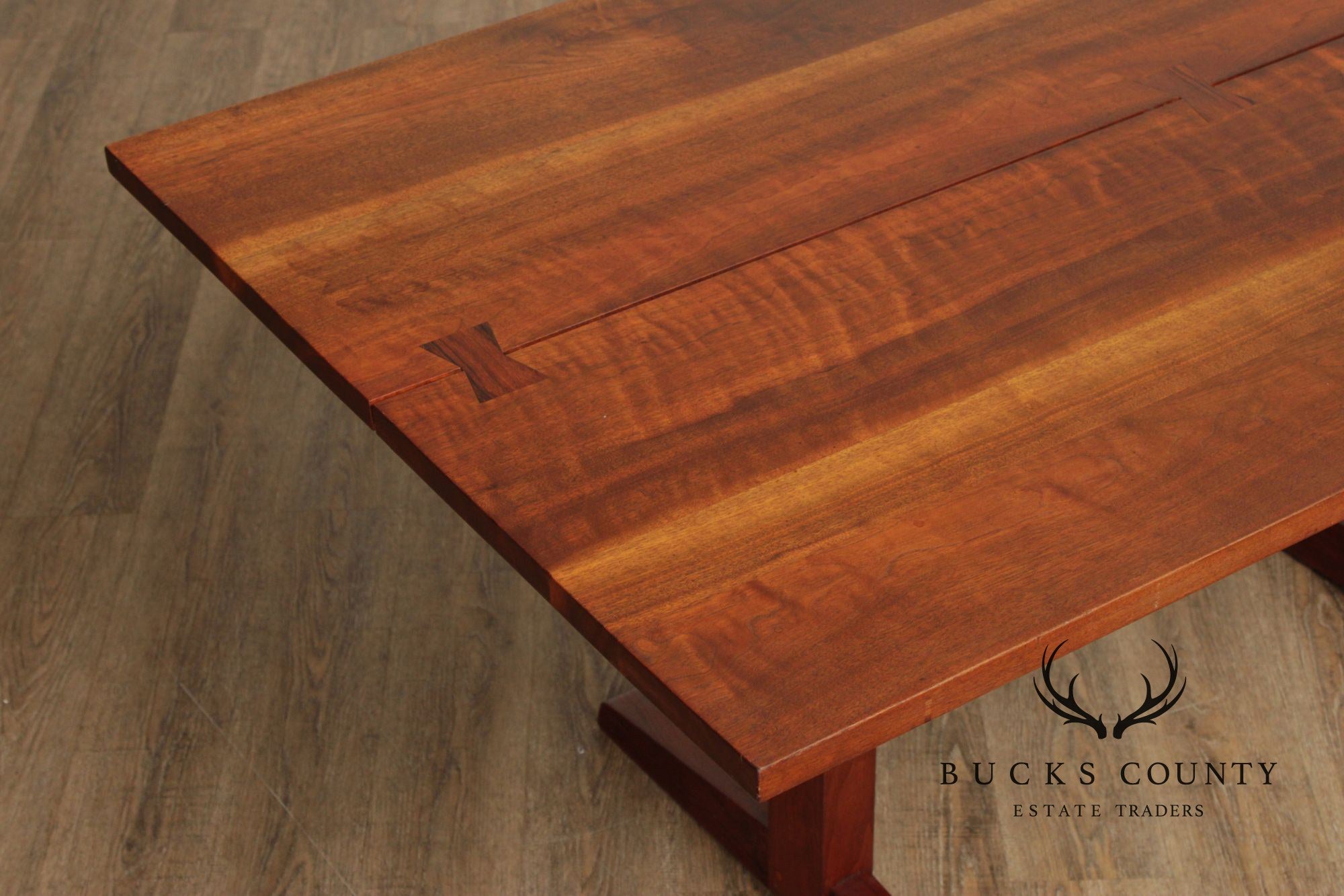 George Nakashima Walnut Trestle Trestle Dining Table Ca. 1962