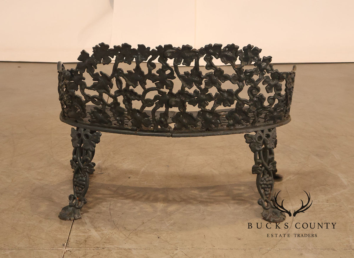 Antique Victorian Cast Iron Garden Bench