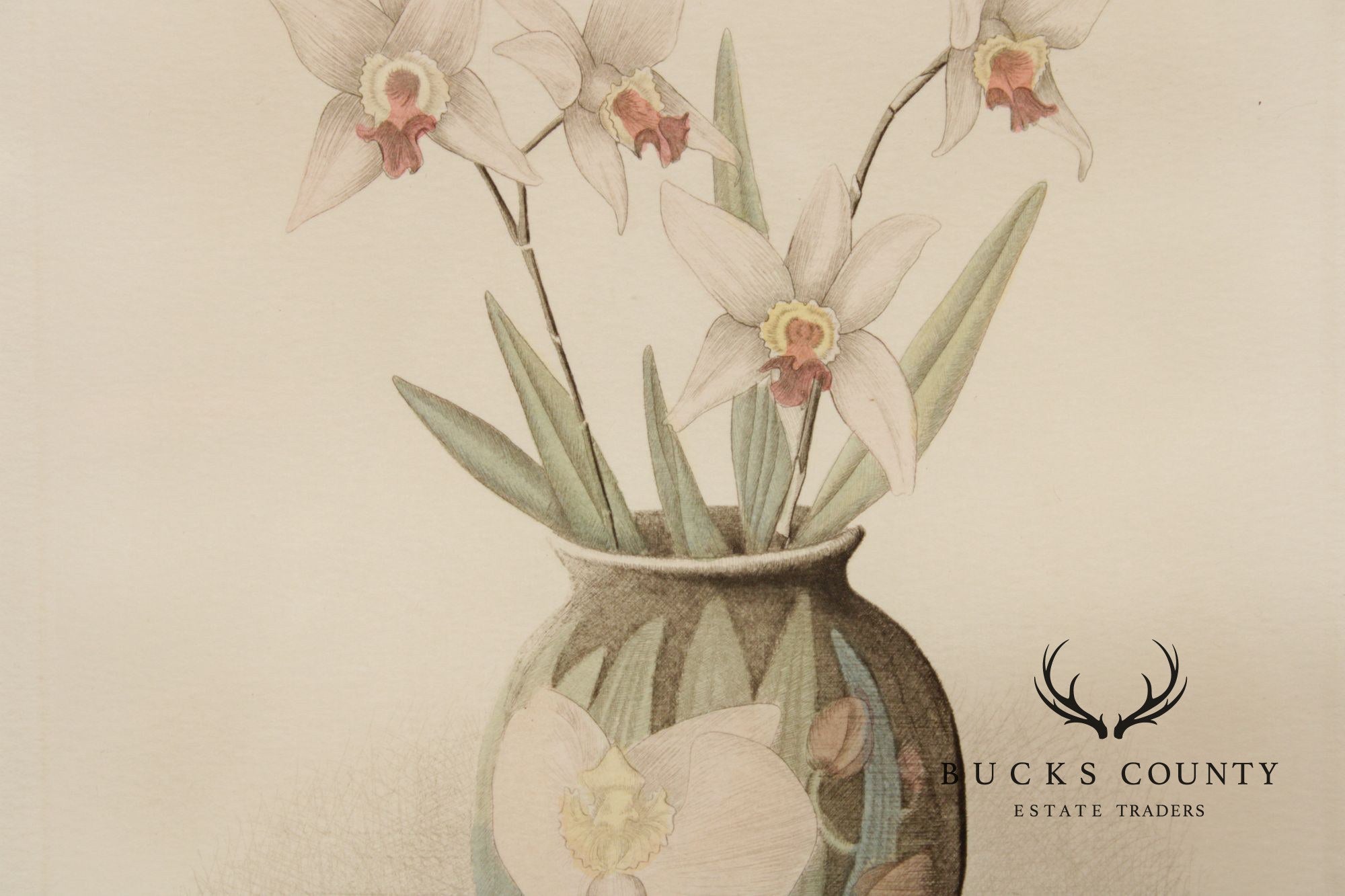 Rick Loudermilk Pair of Signed Limited Edition Prints, 'Orchid III' & 'Orchid IV'
