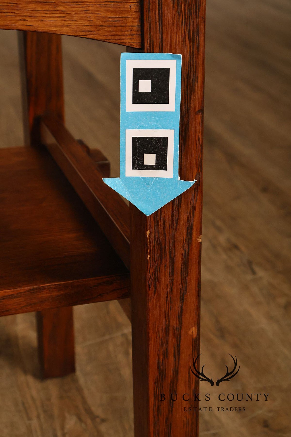 Stickley Mission Collection Tile Top Oak End Table