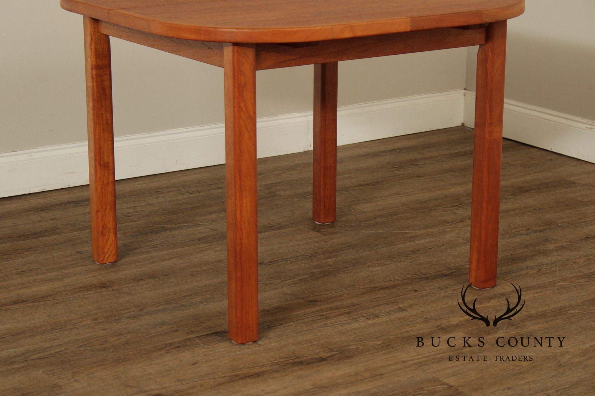 Danish Modern Style Teak Expandable Dining Table