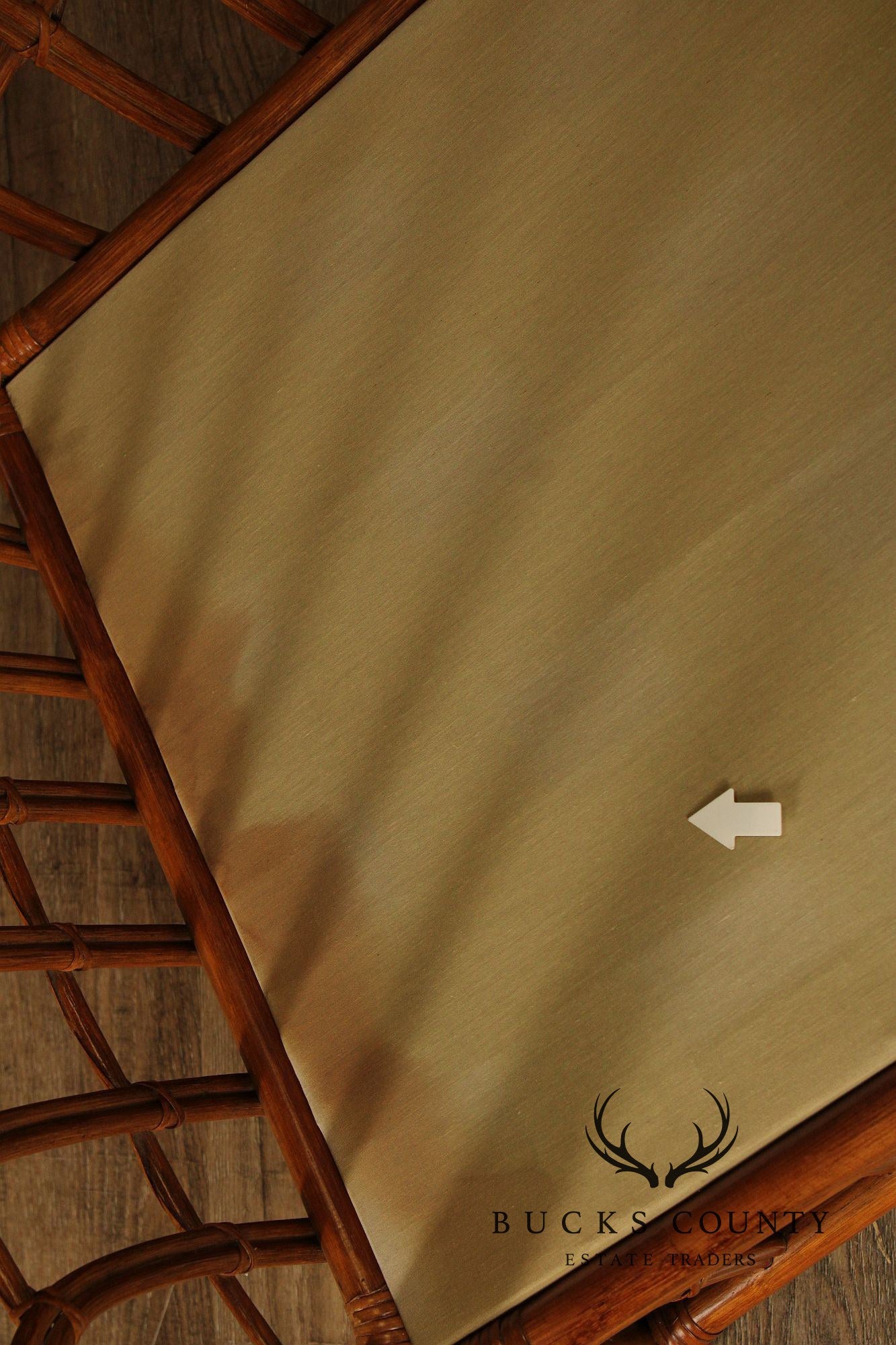 South Sea 'New Kauai' Rattan Sofa With Sunbrella Cushions