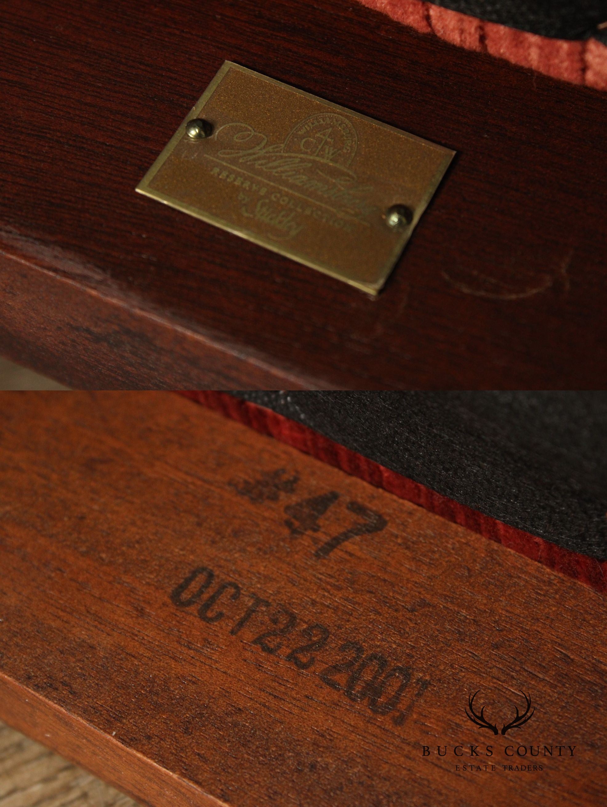 Stickley Colonial Willamsburg Set of Ten Mahogany Dining Chairs