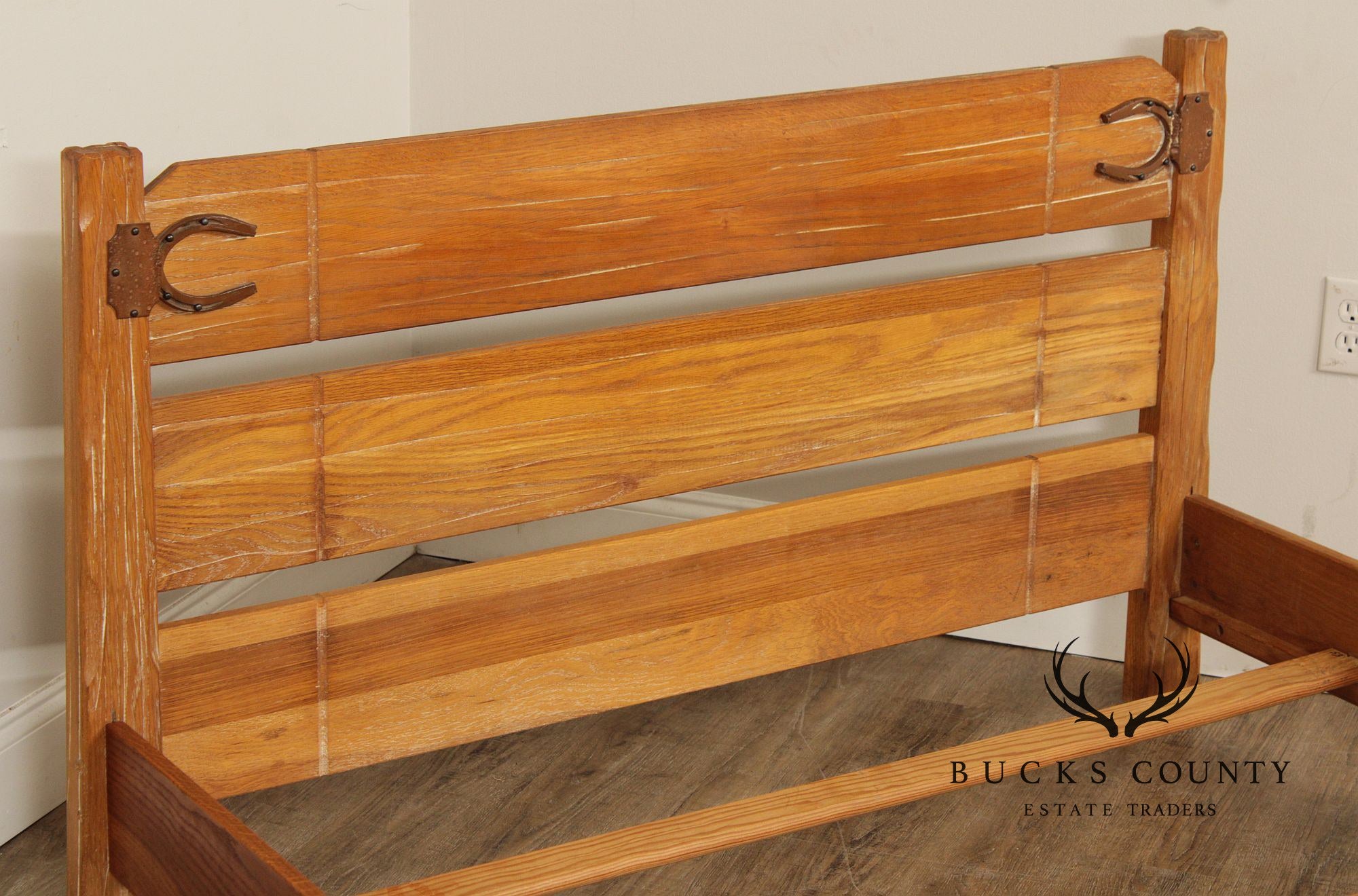 Brandt Ranch Oak Slatted Full Bed