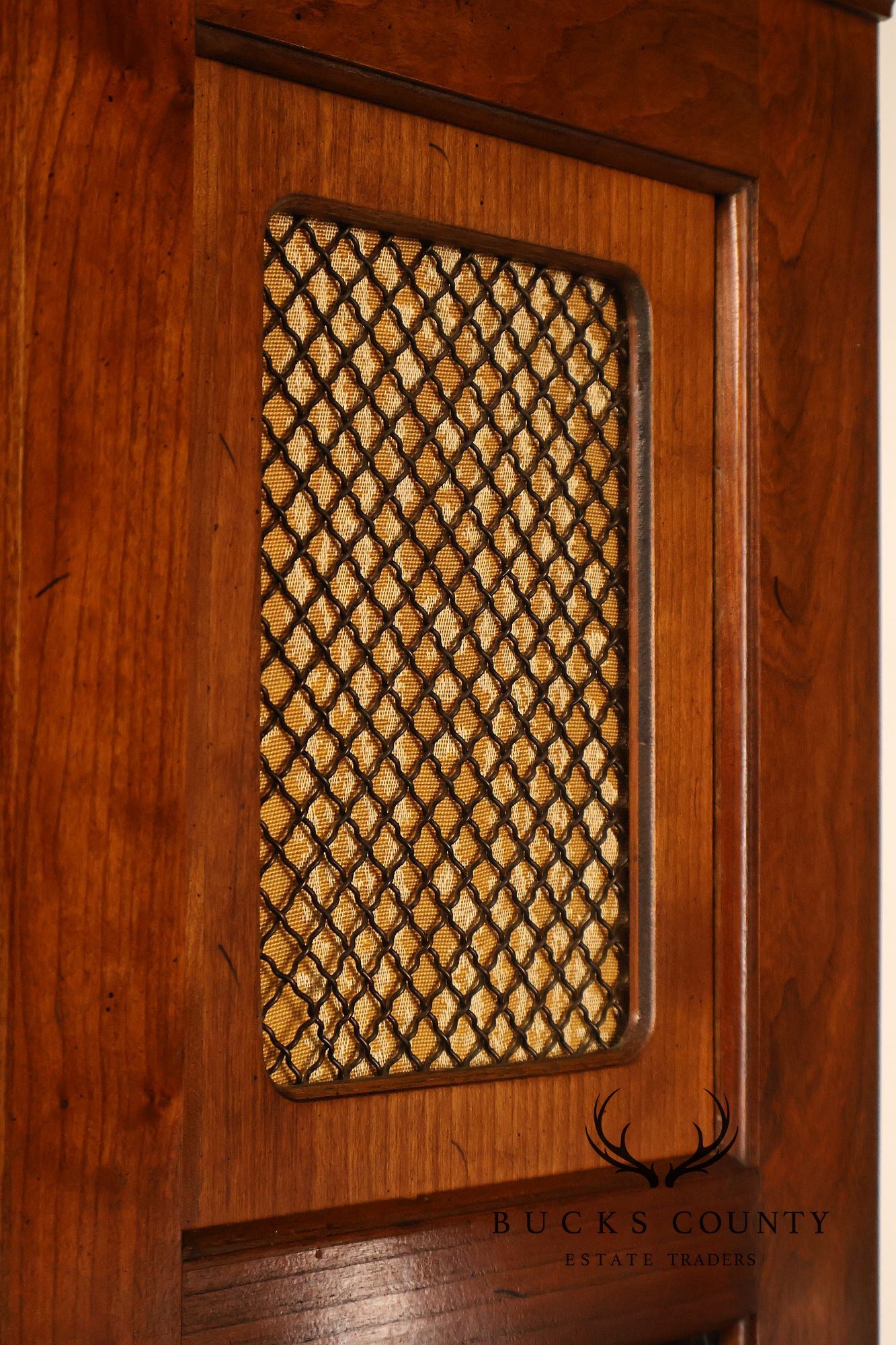 Herschede Burl Wood Five Tube Grandfather Clock