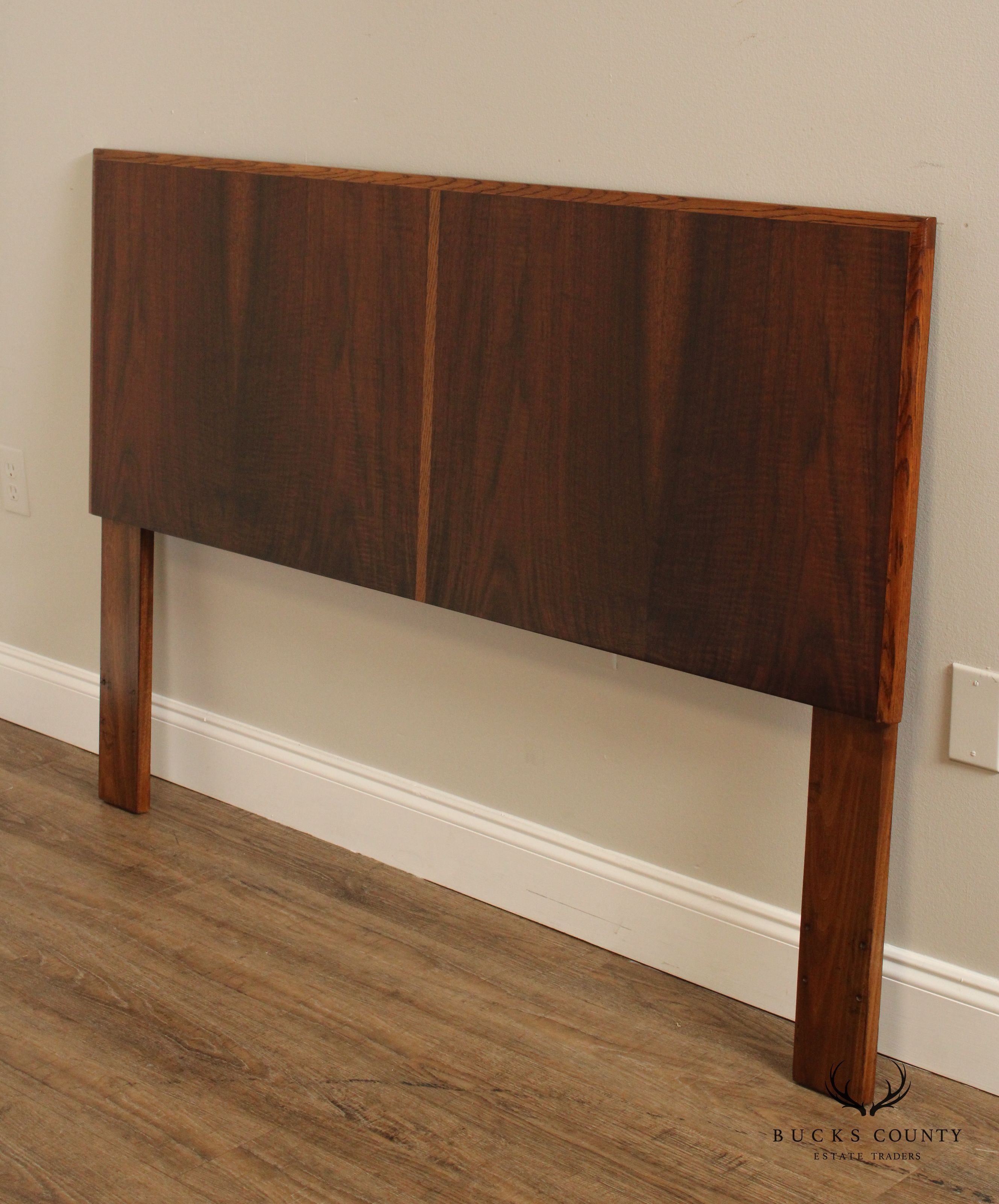 Lane Mid Century Modern Walnut Queen Headboard