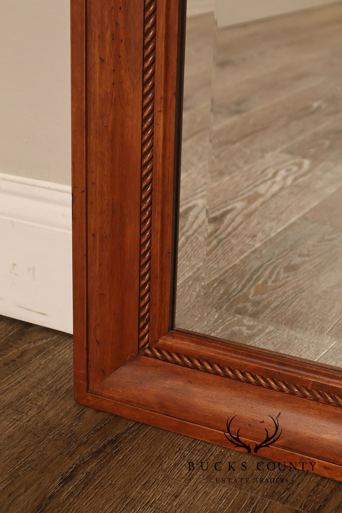Ethan Allen 'Country Crossings' Maple Wall Mirror