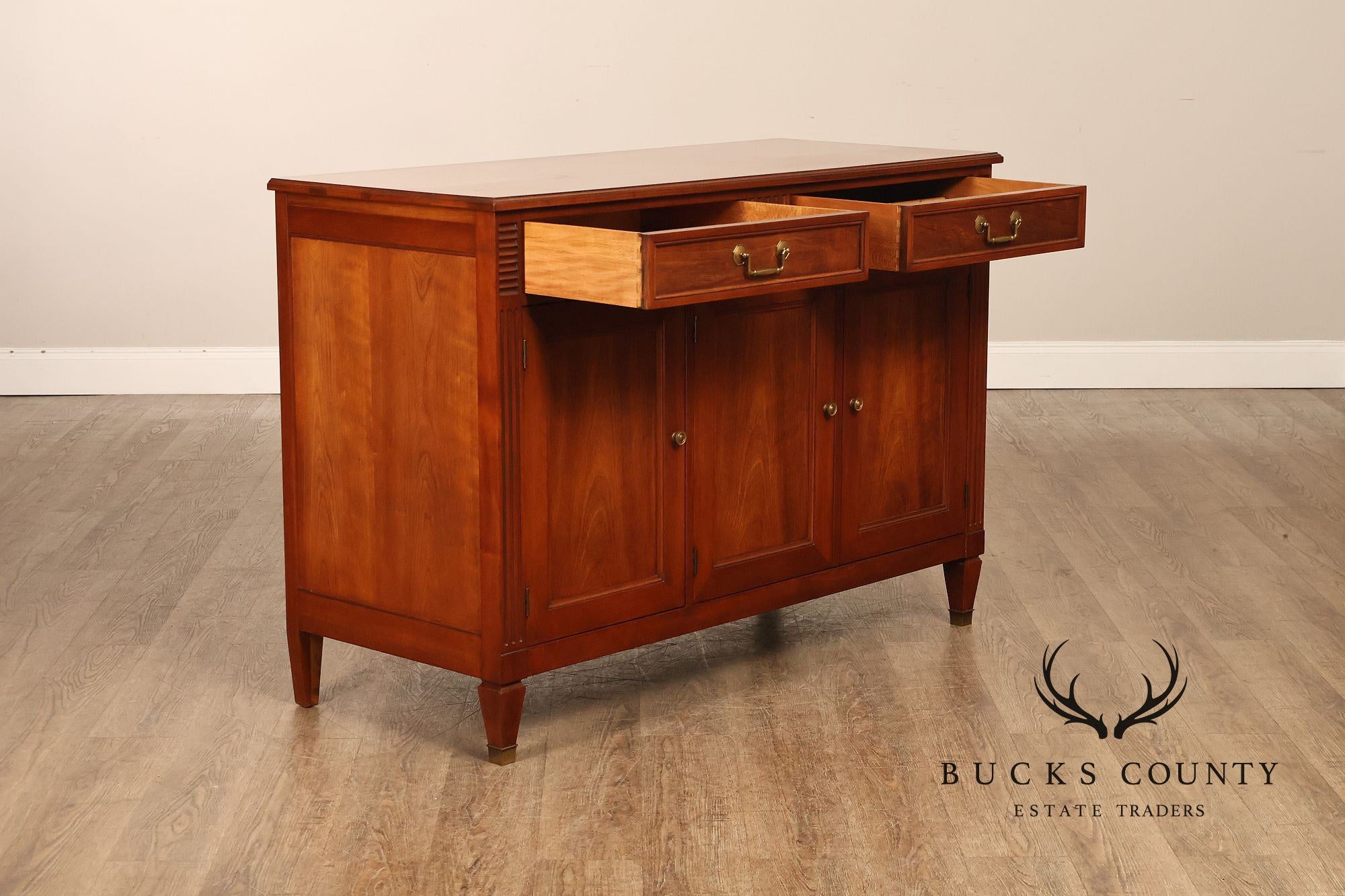 Kindel Directoire Style Vintage Fruitwood Buffet Sideboard
