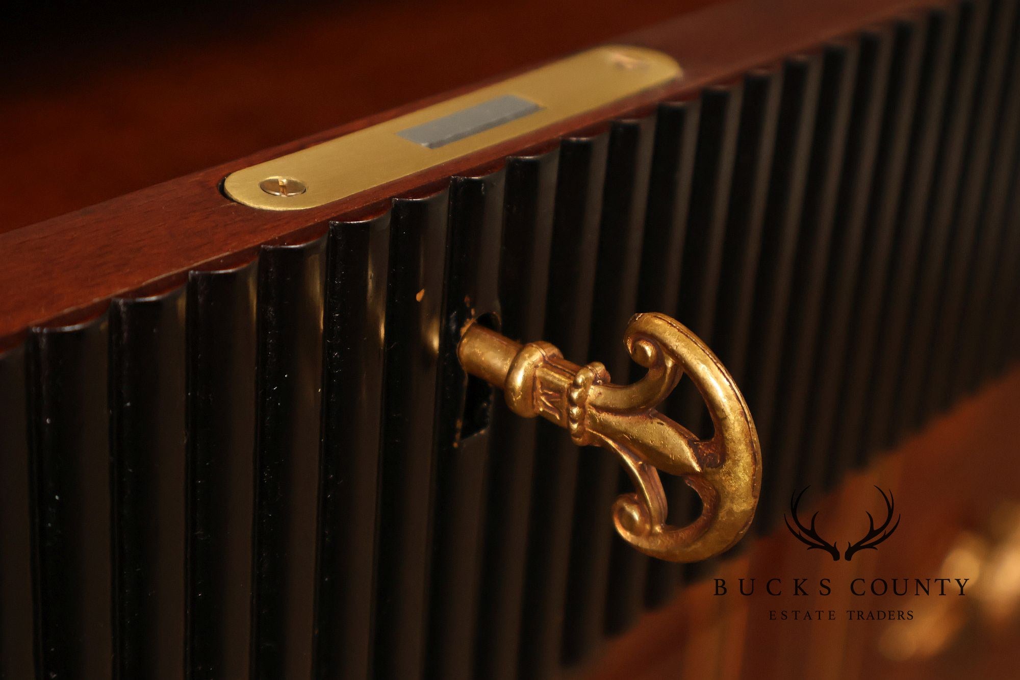 Mariner Neoclassical Empire Style Mahogany Ten Drawer Dresser