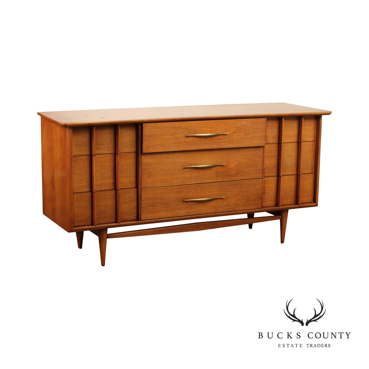 Kent Coffey 'Foreteller' Mid Century Modern Walnut Long Dresser