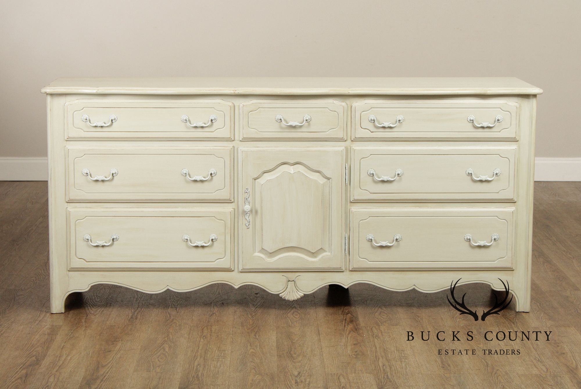 Ethan Allen 'Country French' Painted Door Dresser