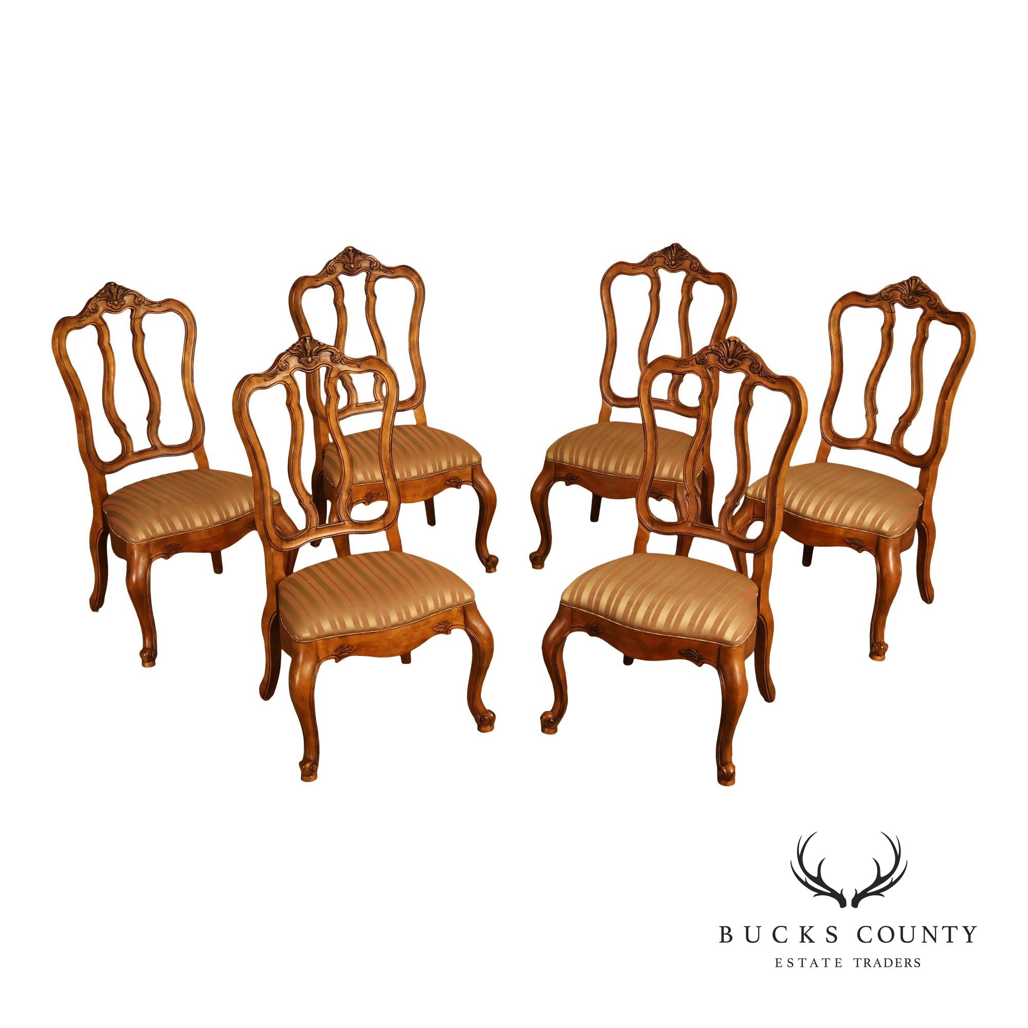 Ethan Allen 'Tuscany' Set of Six Dining Chairs
