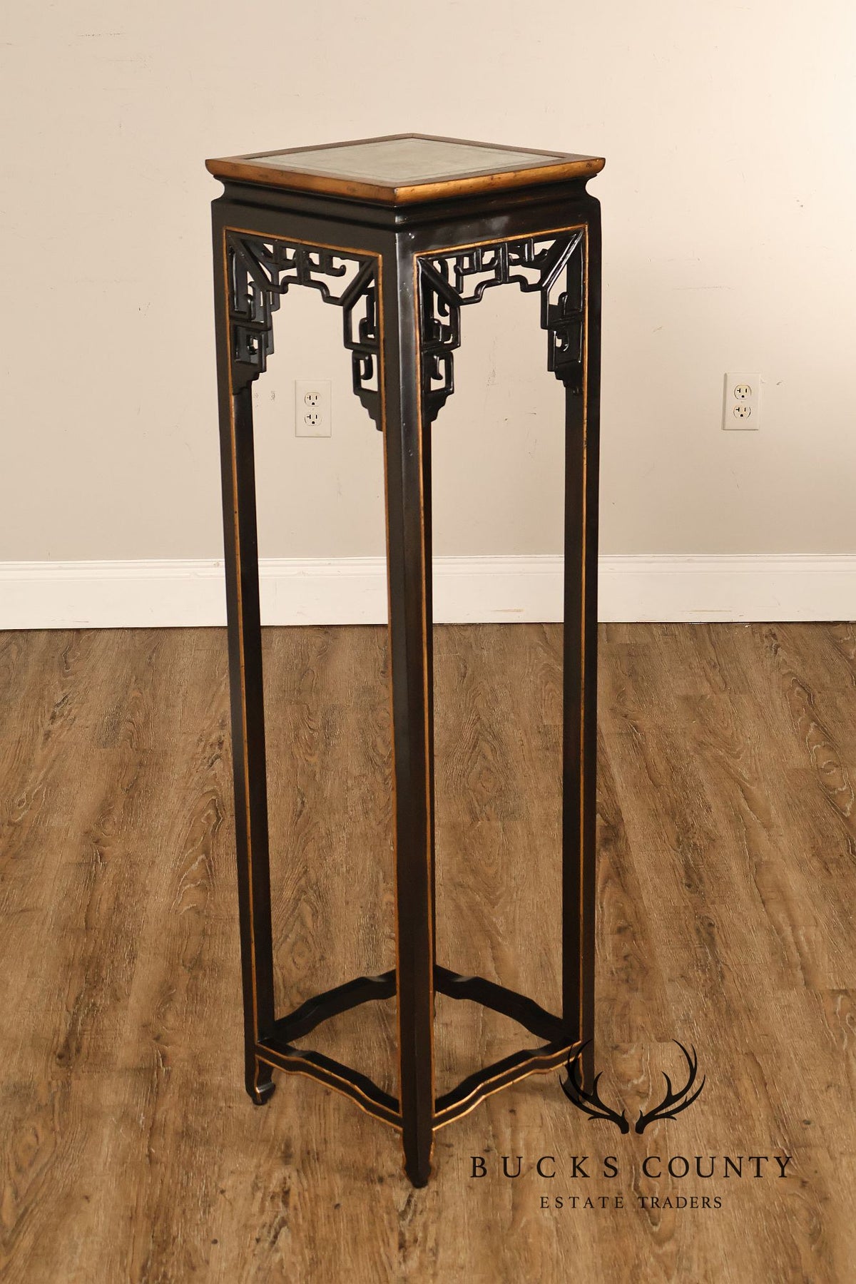 John-Richard 'European Crossroads' Chinoiserie Pedestal