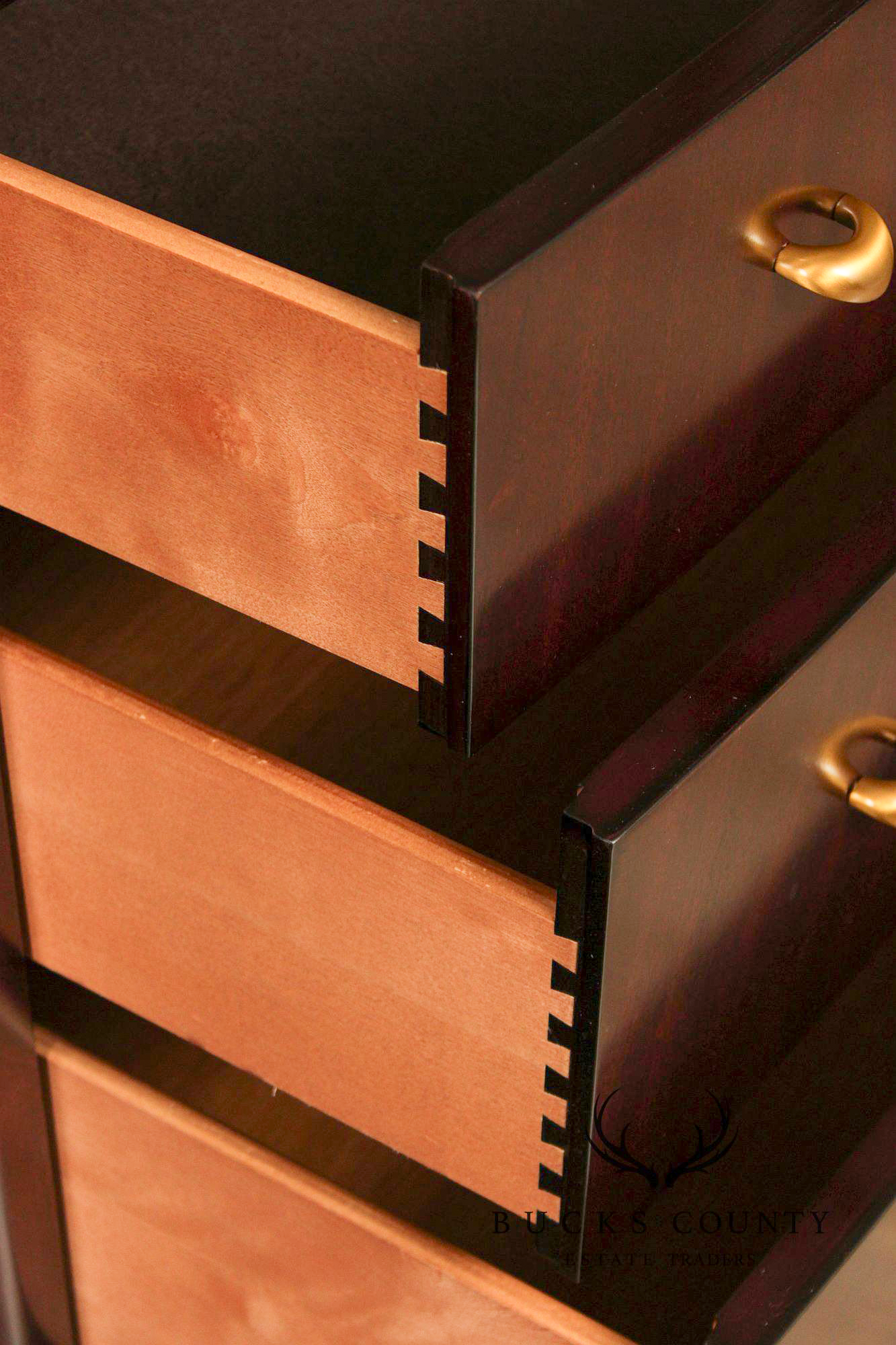 Thomasville Contemporary Style Glass Display China Cabinet