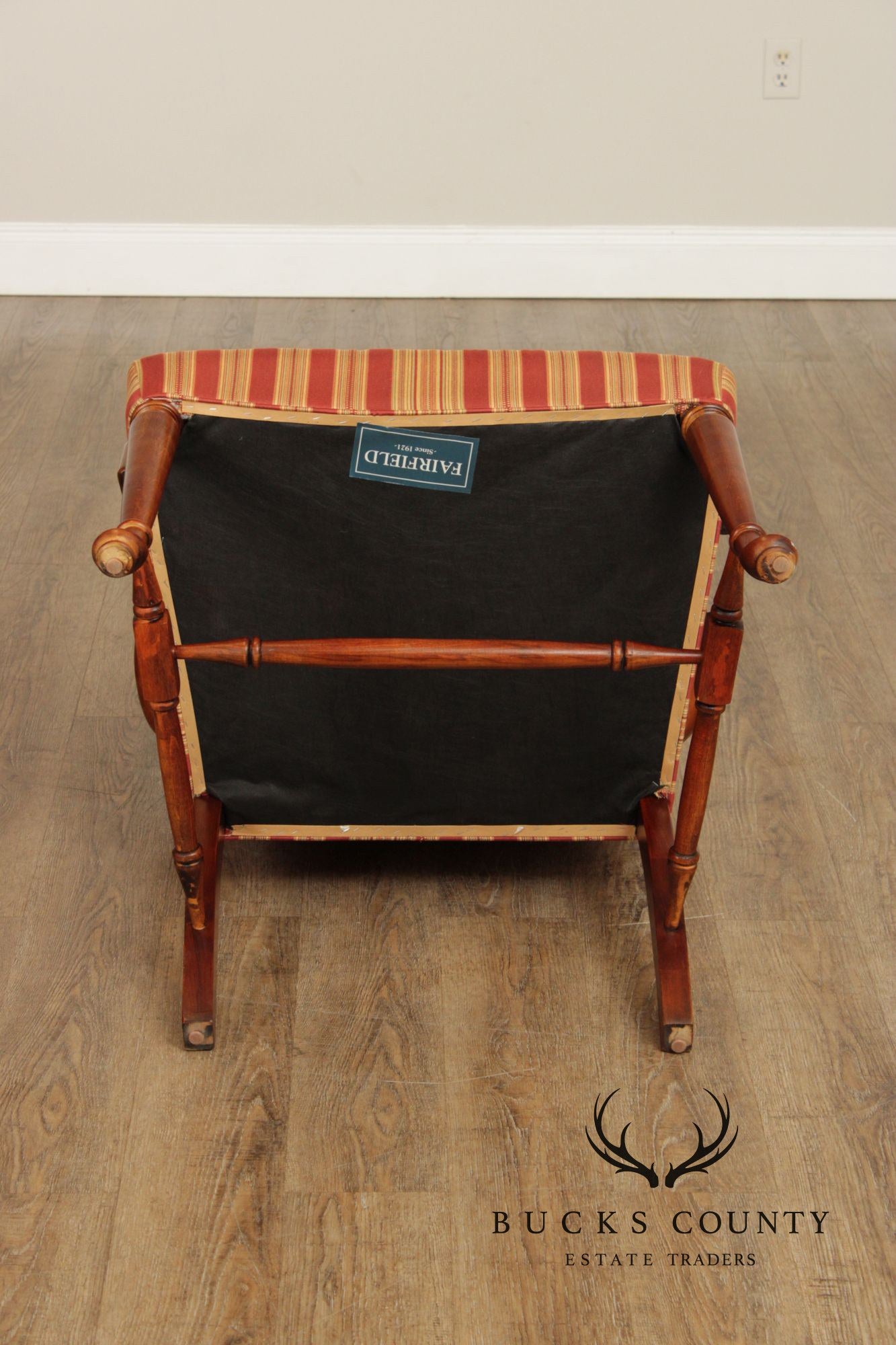 Fairfield Queen Anne Style Pair of Cherry Armchairs