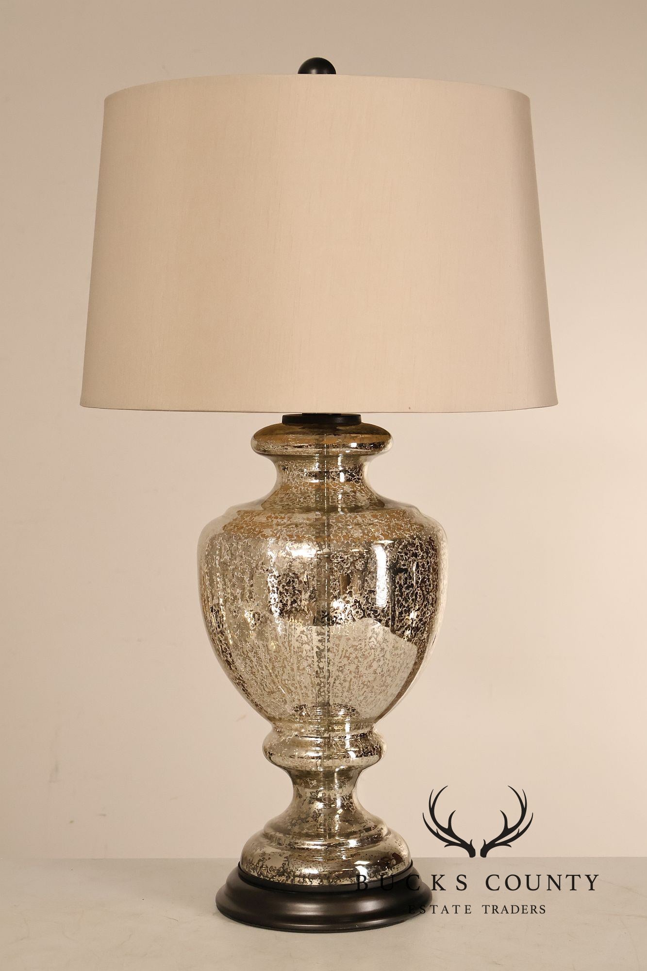 Contemporary Mercury Glass Table Lamp