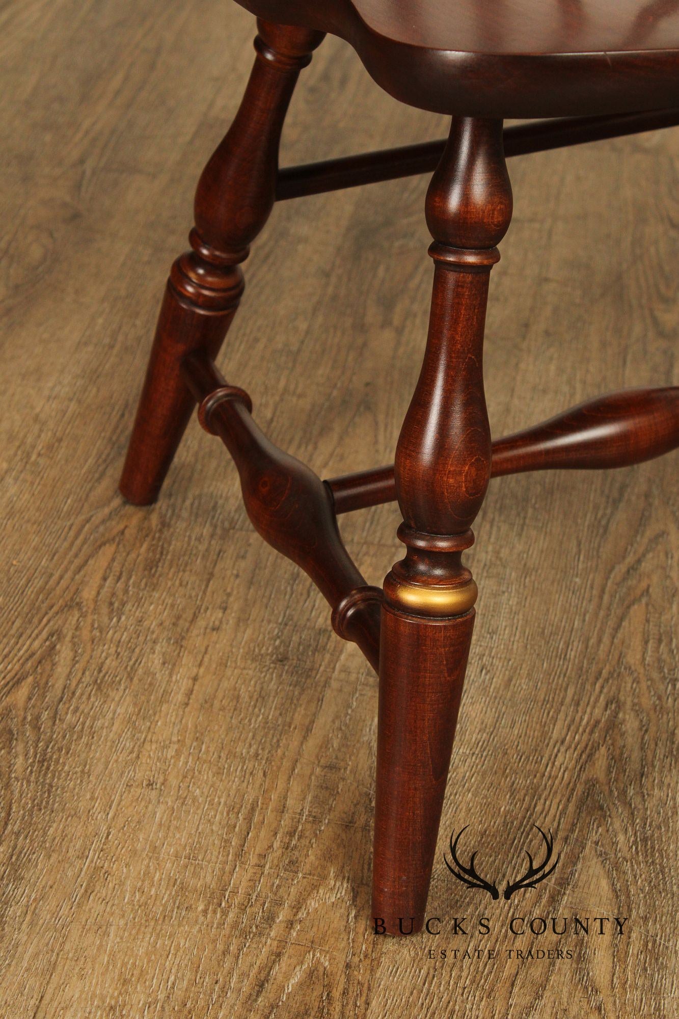 Hitchcock Stencil-Decorated Cherry Windsor Armchair