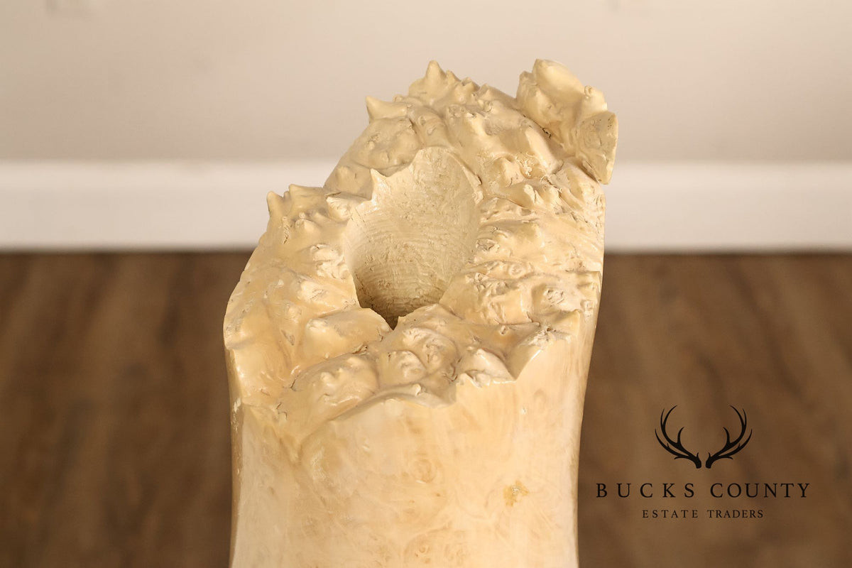 John Mascoll Contemporary Turned Maple Vase