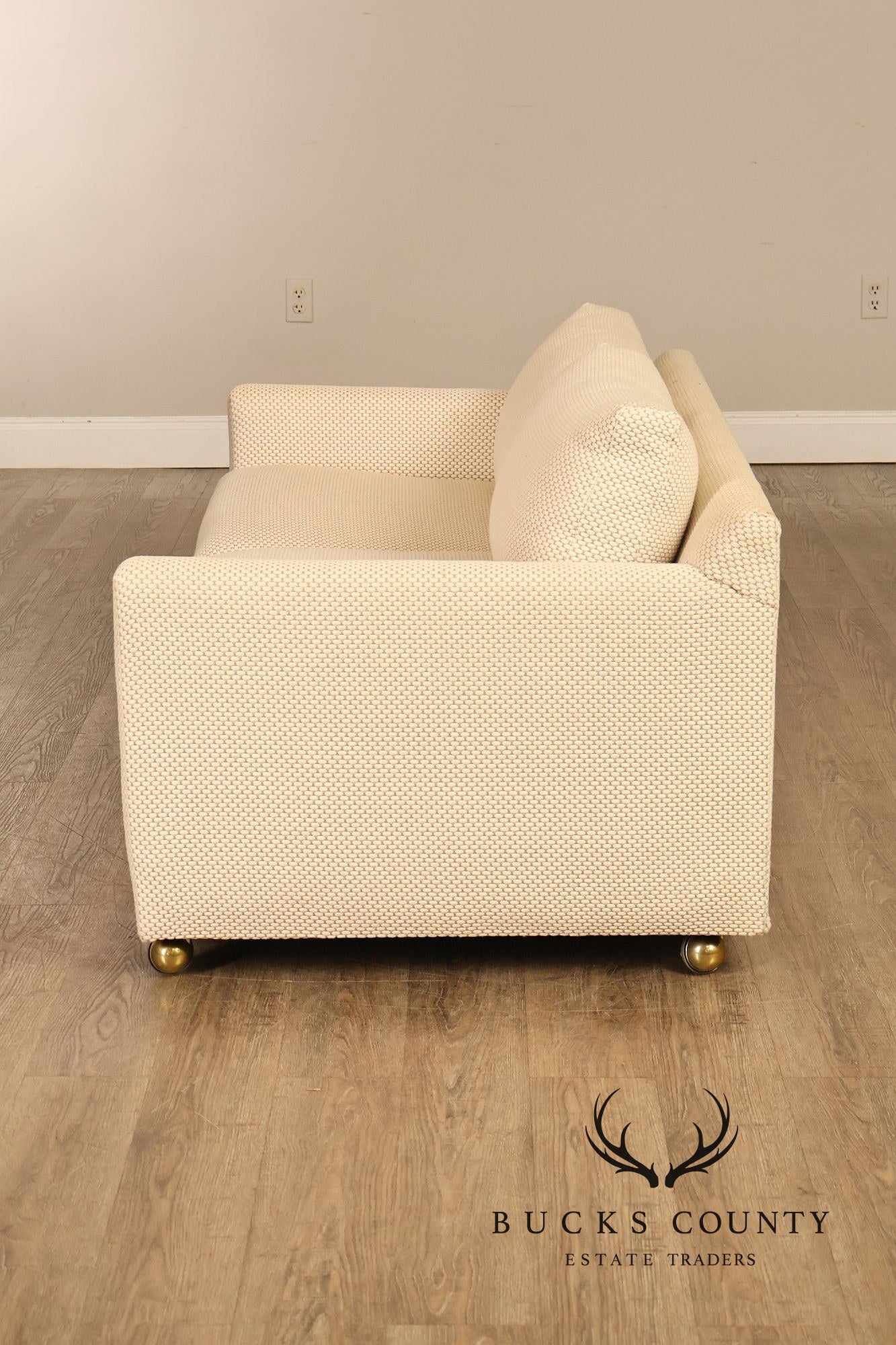 1970's Modern Upholstered Pair Of Loveseats